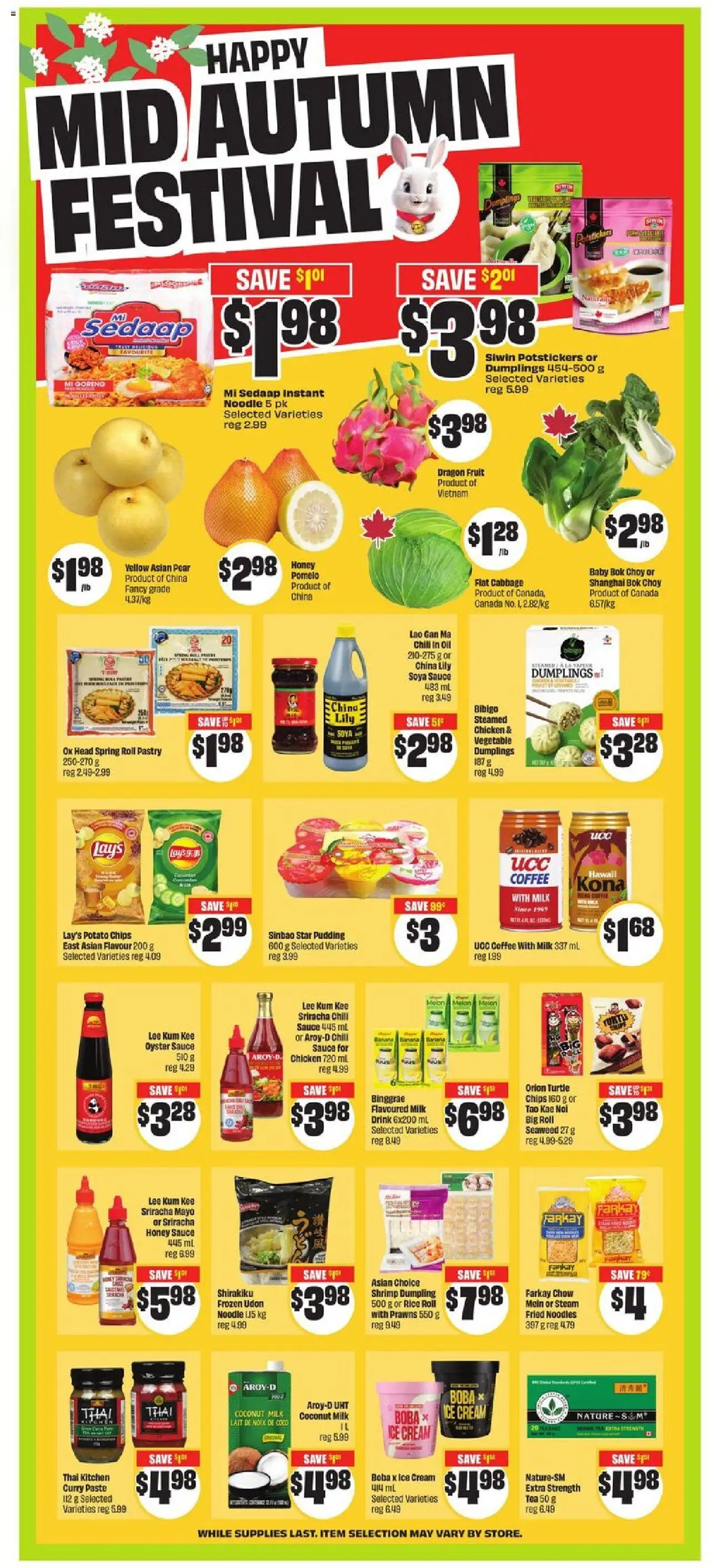 FreshCo flyer valid from 18.09.2025 | Page: 9 | Products: Noodles, Chips, Cream, Chicken