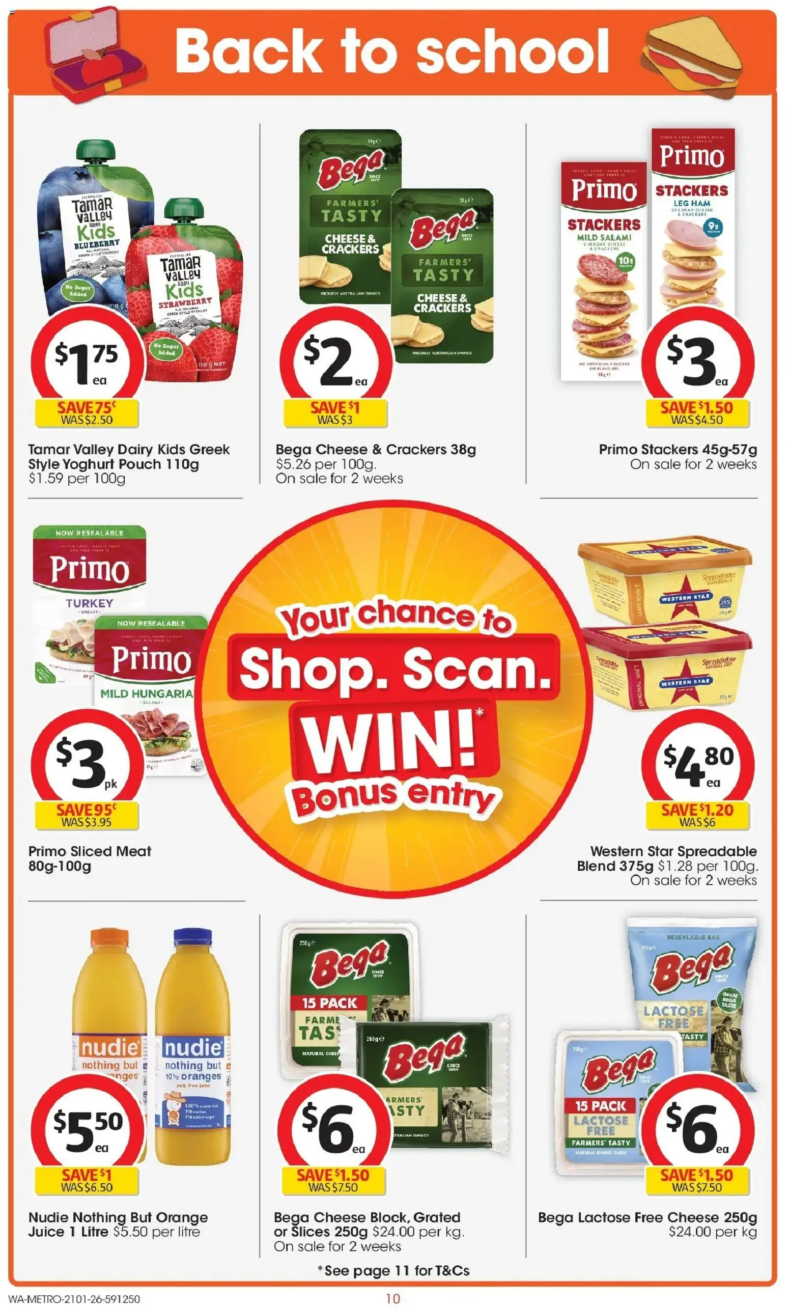 Coles catalogue - valid from 21.01.2026 | Page: 10 | Products: Crackers, Ham, Turkey, Bag