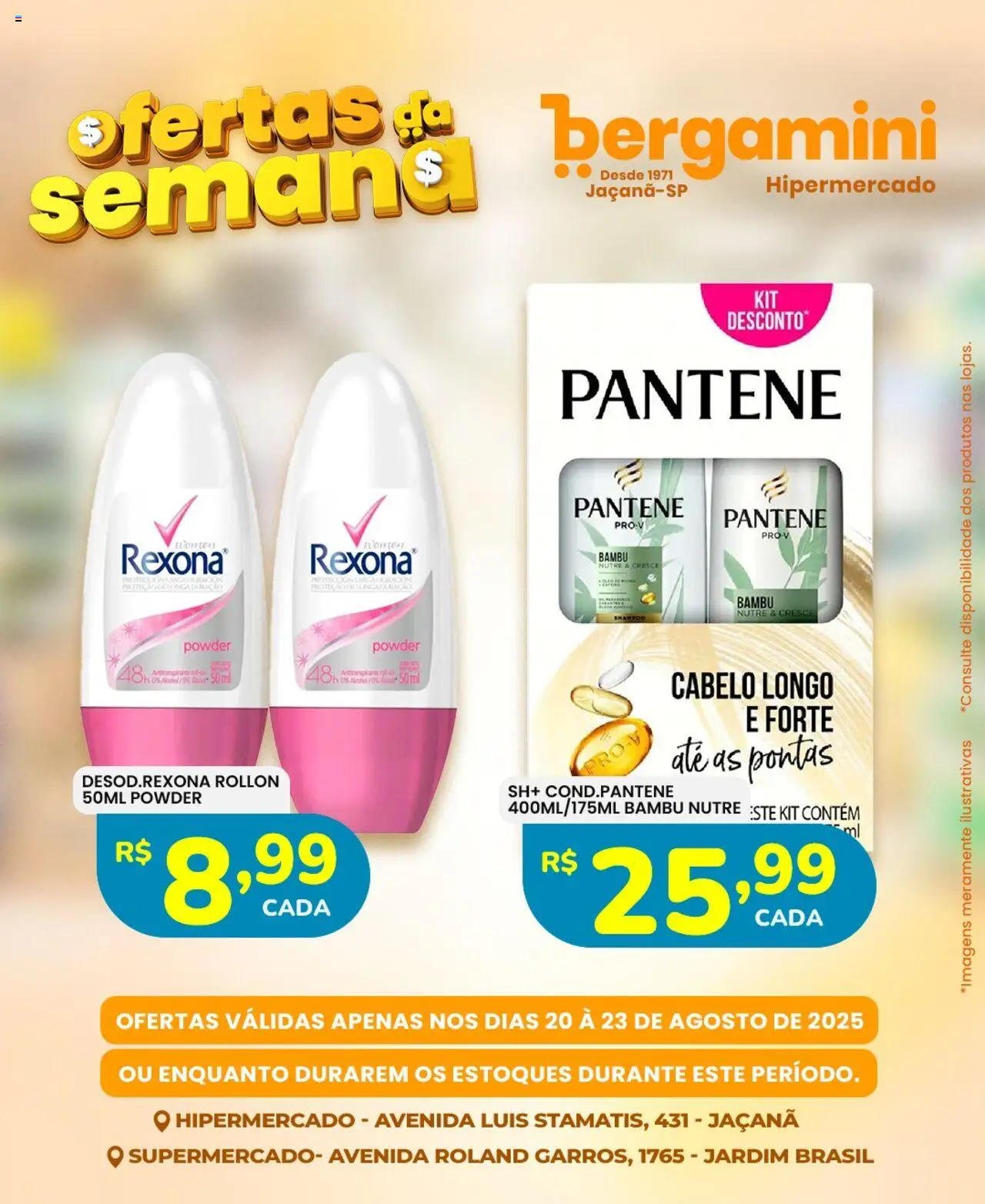 Supermercado Bergamini Folheto - válido de 20.08.2025 | Página: 17 | Produtos: Shampoo
