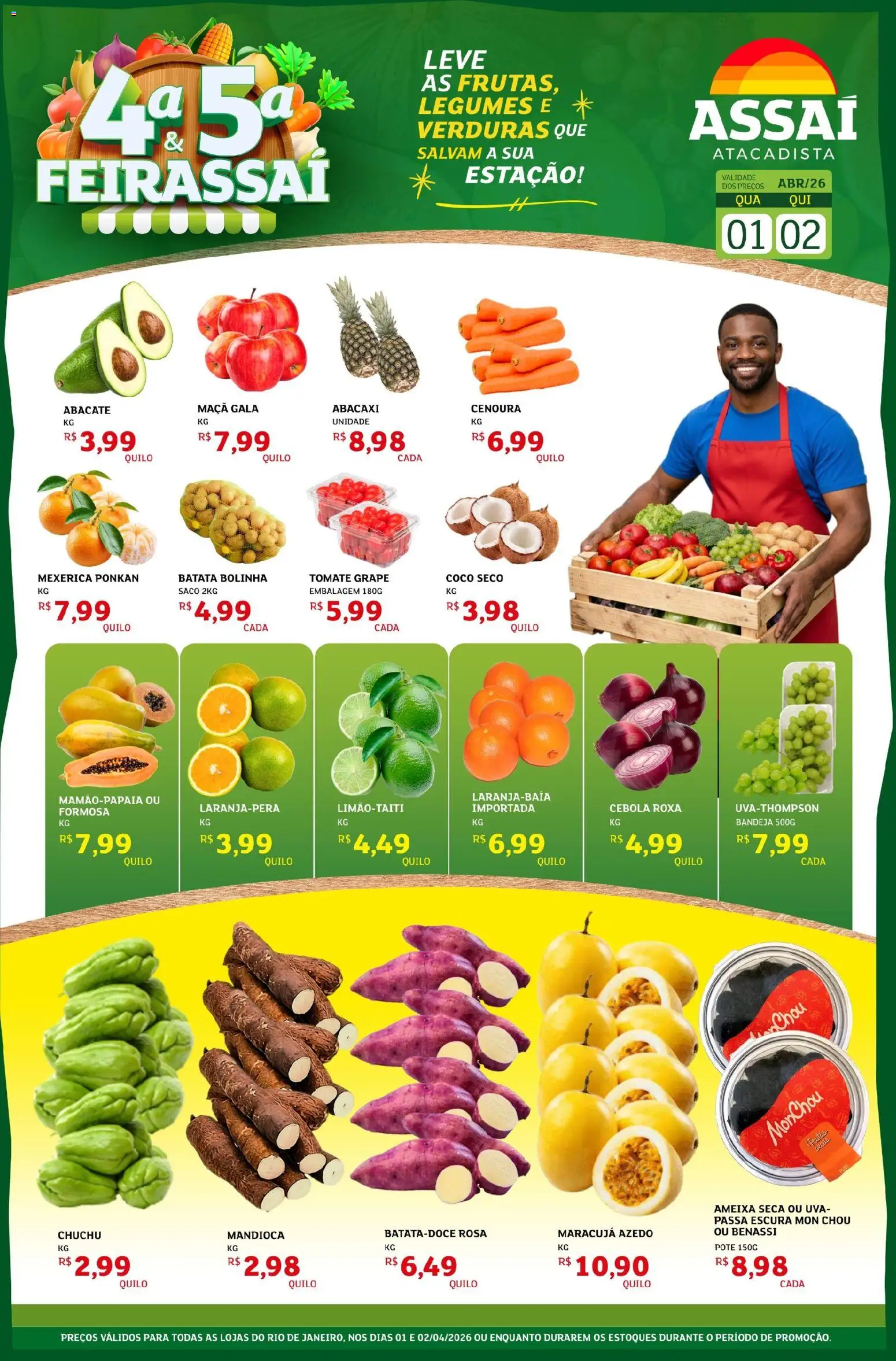 Assaí Atacadista Folheto - válido de 01.04.2026 | Página: 1