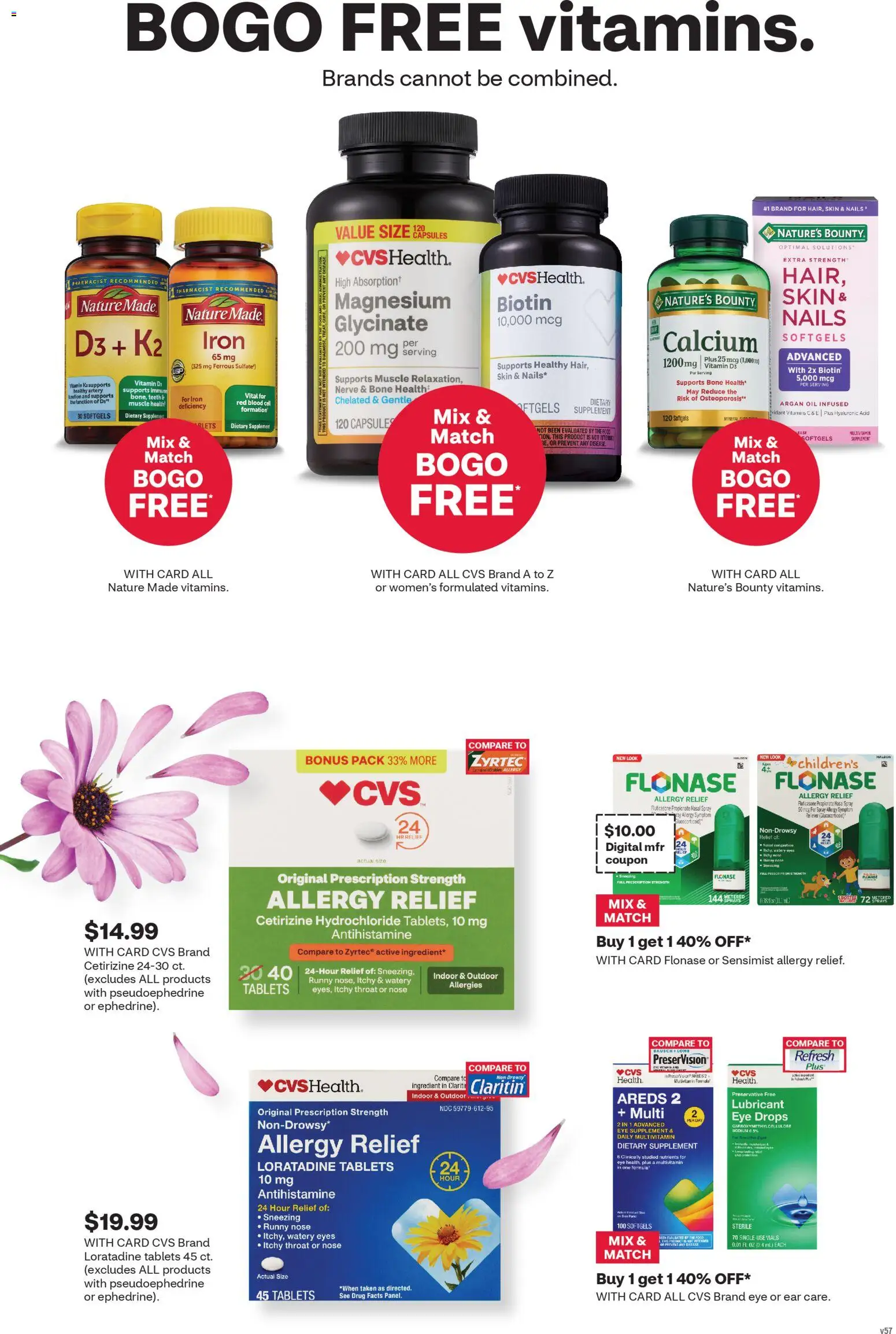 CVS Pharmacy Weekly Ad - WA - valid from 26.04.2026 | Page: 4 | Products: Vitamin, Magnesium, Biotin, Iron