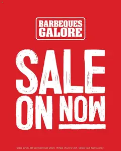 Preview of Barbeques Galore Catalogue  - valid from 17.09.2025