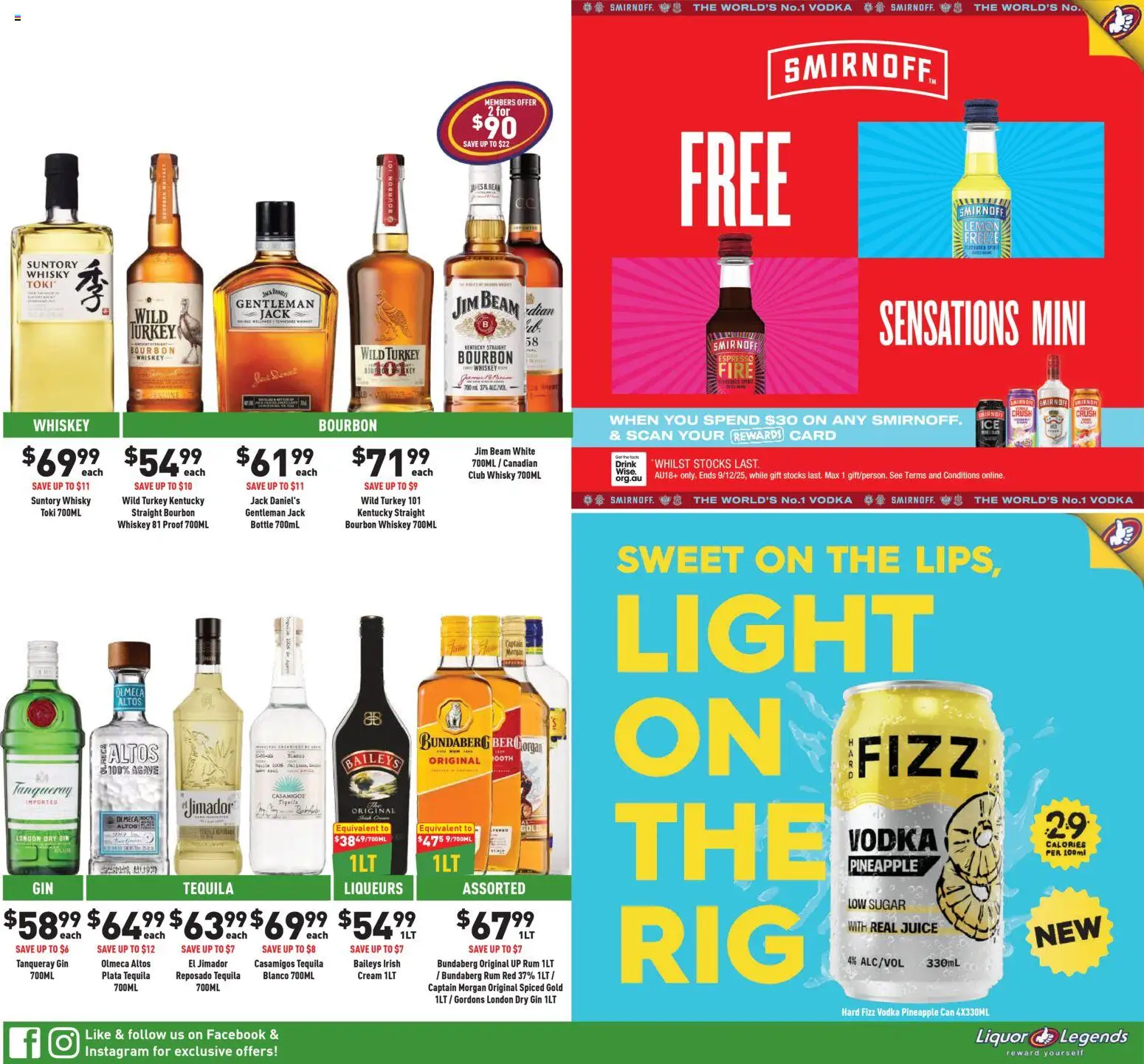 Liquor Legends catalogue - valid from 12.11.2025 | Page: 5 | Products: Light, Juice, Gin, Whiskey