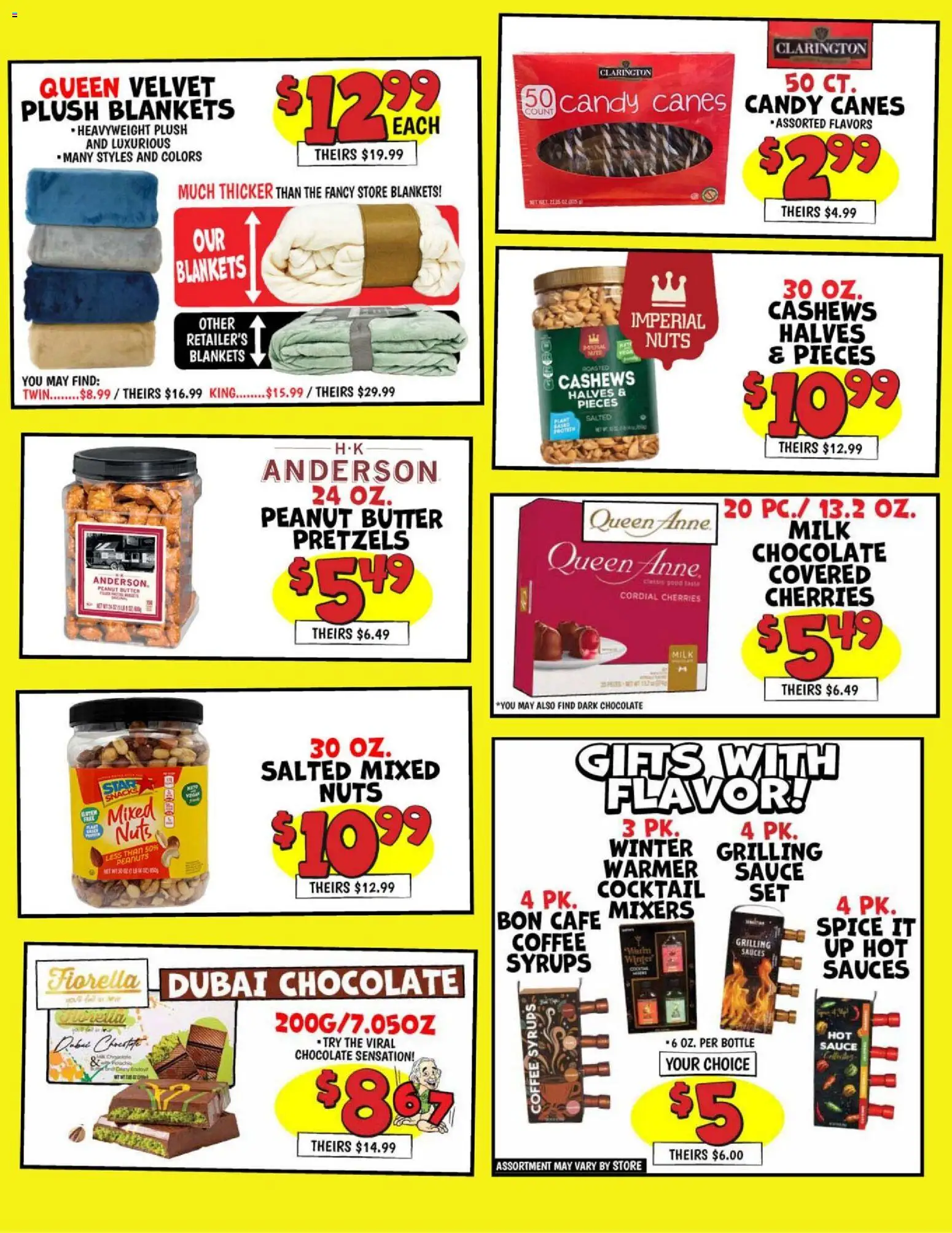 Ollie's Weekly Ad - valid from 19.12.2025 | Page: 4 | Products: Cherries, Butter, Coffee, Nuts