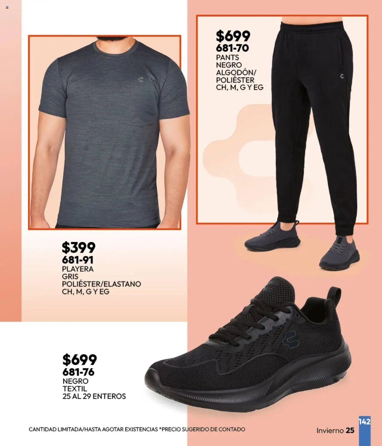 Nuevas ofertas de Cklass válidas en toda la República Mexicana desde el 16.09.2025. ¡Encuentra las mejores ofertas en Cklass - Catálogo Invierno Sportbrands! | Página: 143 | Productos: Playera, Pants