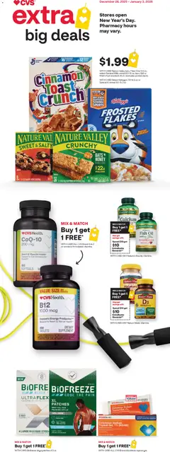 Preview of CVS Pharmacy weekly ads valid from 28.12.2025