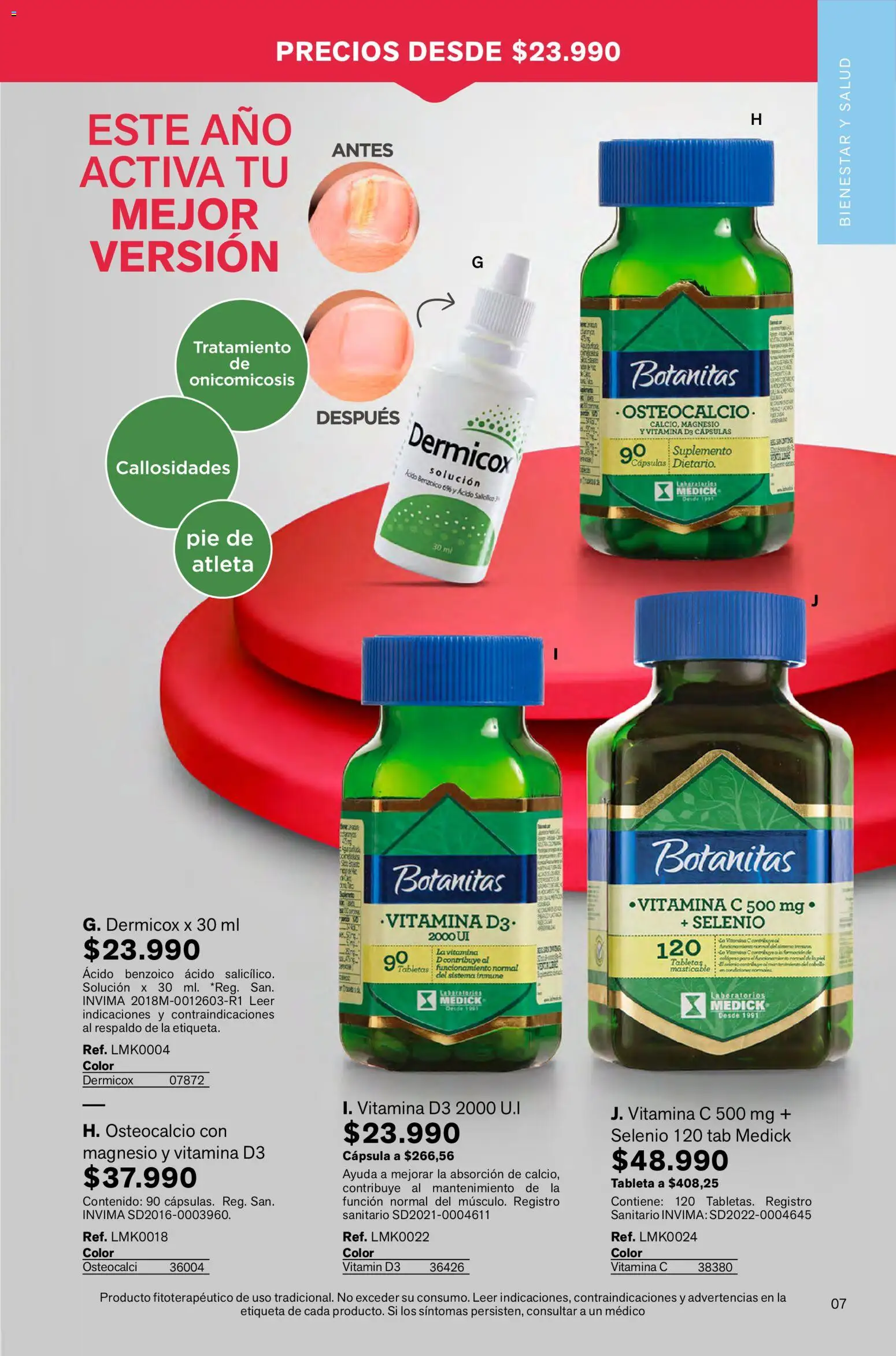 Leonisa revista - valida desde el 02.01.2026 | Página: 7 | Productos: Tableta, Sanitario