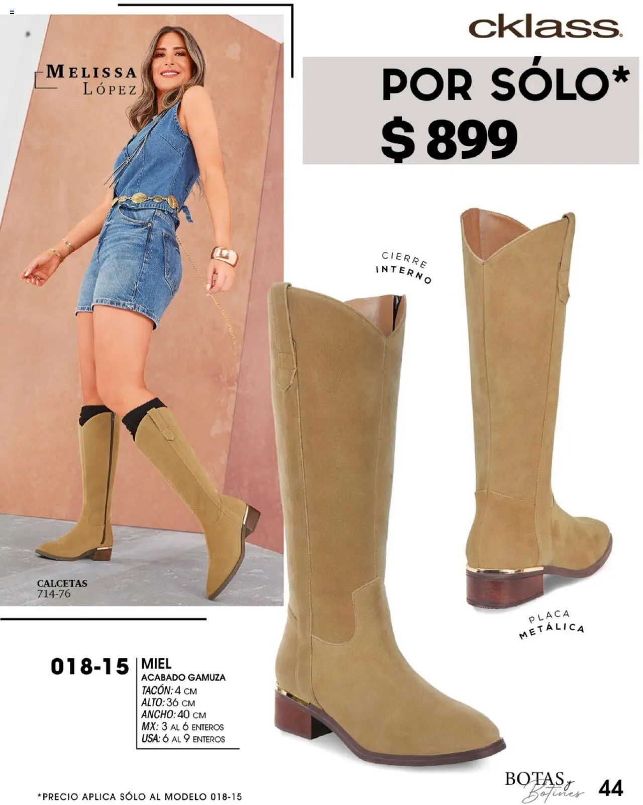Nuevas ofertas de Cklass válidas en toda la República Mexicana desde el 14.07.2025. ¡Encuentra las mejores ofertas en Cklass catálogo Botas! | Página: 45 | Productos: Calcetas, Gamuza