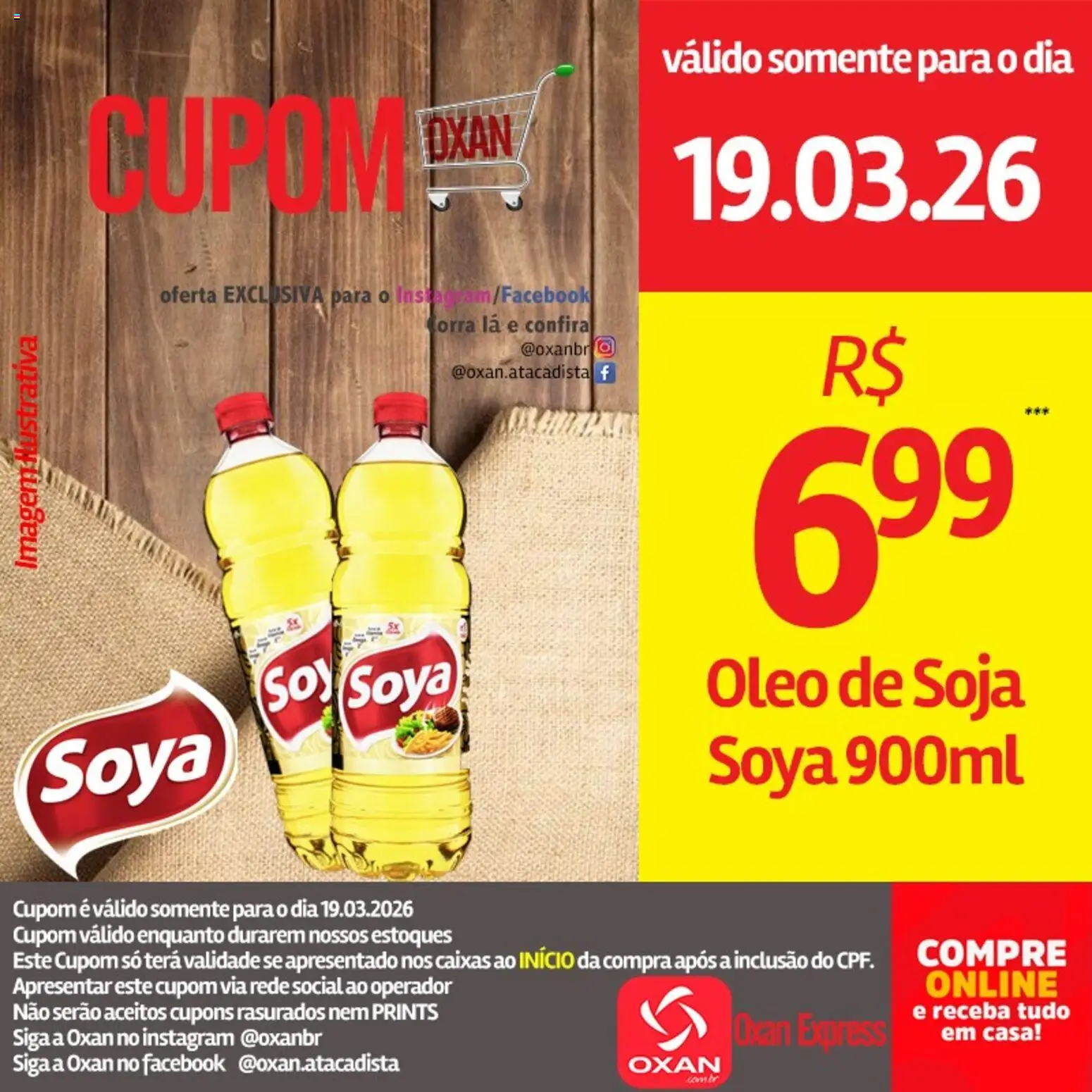 Oxan Atacadista Folheto - válido de 19.03.2026 | Página: 10 | Produtos: Óleo, Soja