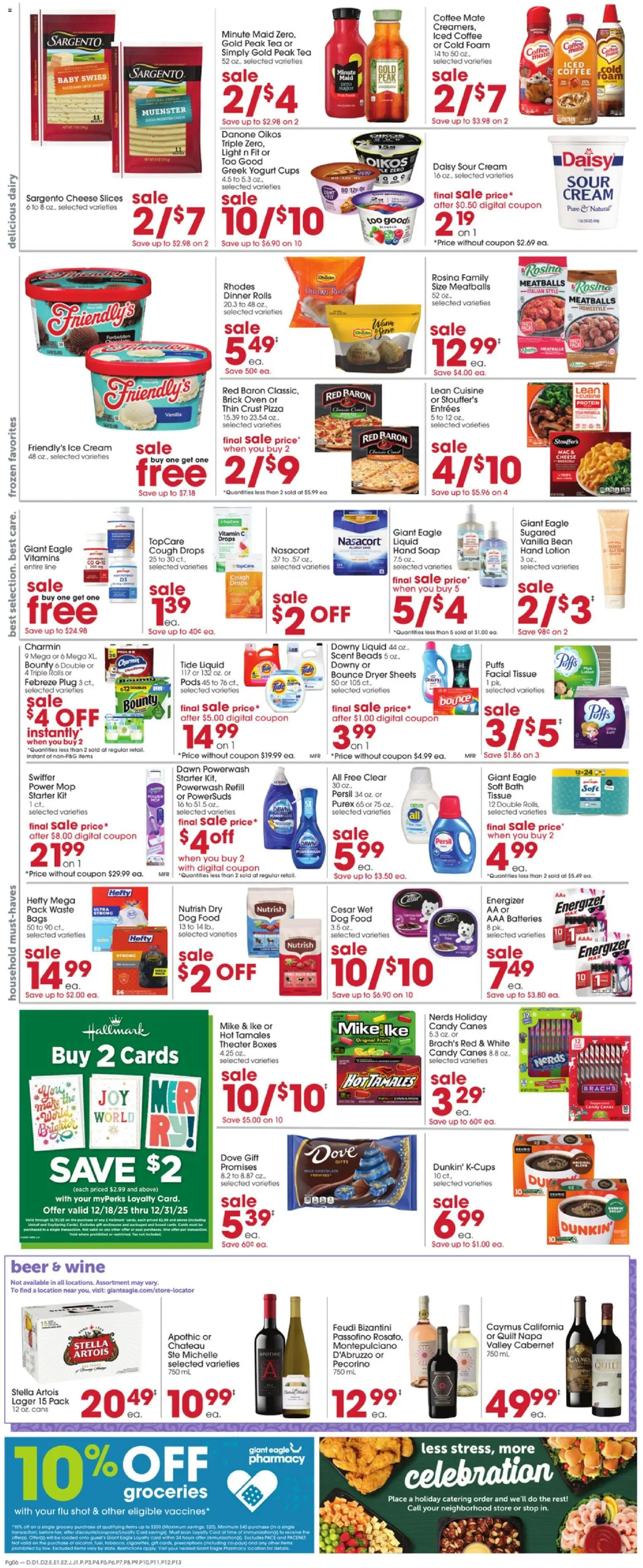 Giant Eagle Weekly Ad - valid from 18.12.2025 | Page: 6 | Products: Bath, Coffee, Quilt, Dryer