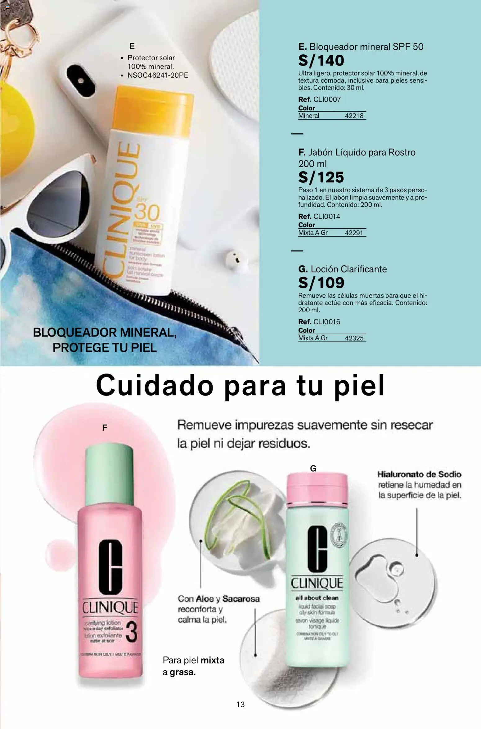 Catálogo Leonisa válido desde 24.02.2026 | Página: 13 | Productos: Protector solar, Jabón