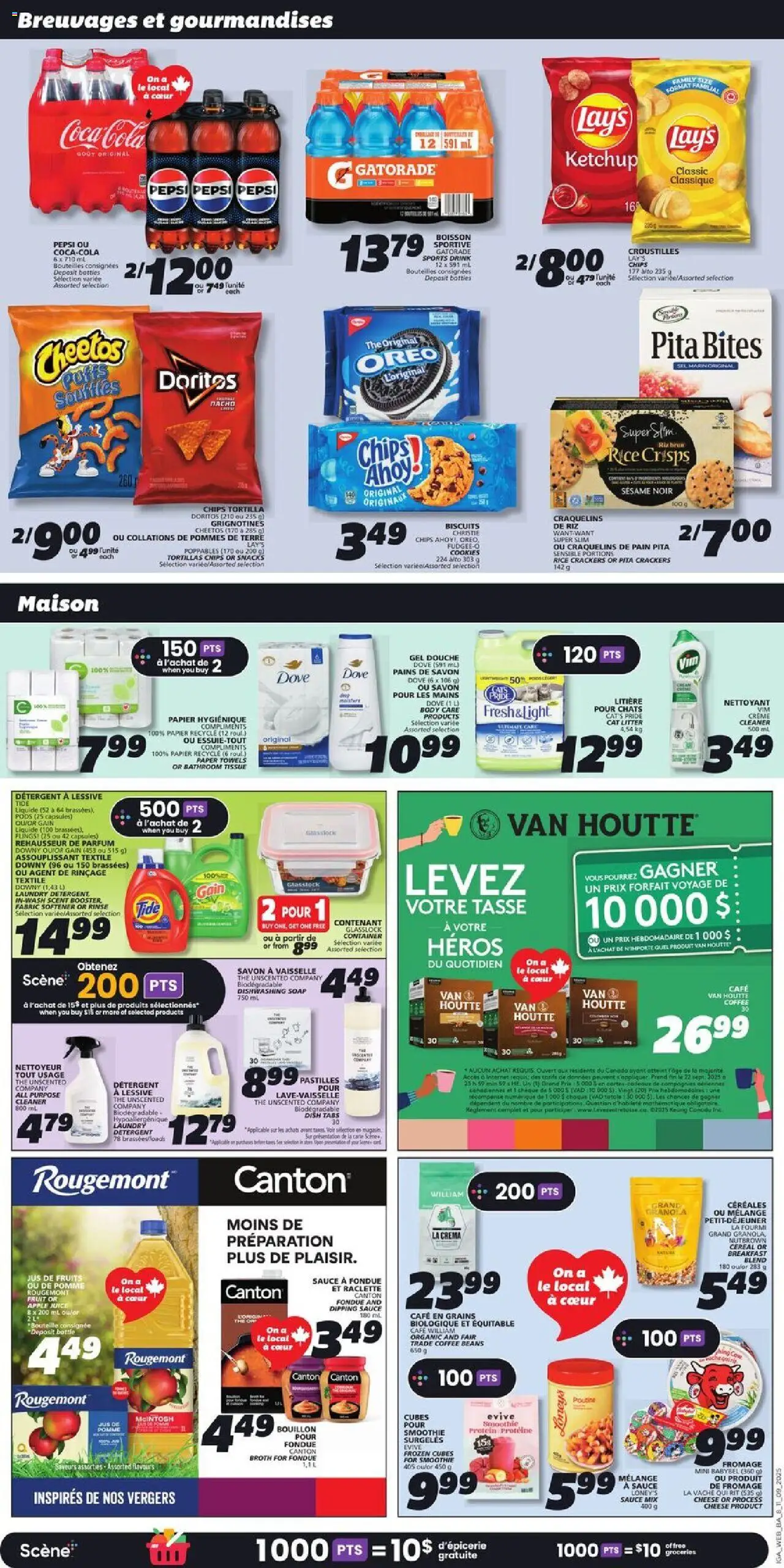 IGA flyer valid from 11.09.2025 | Page: 12 | Products: Rice, Ketchup, Soap, Fabric softener