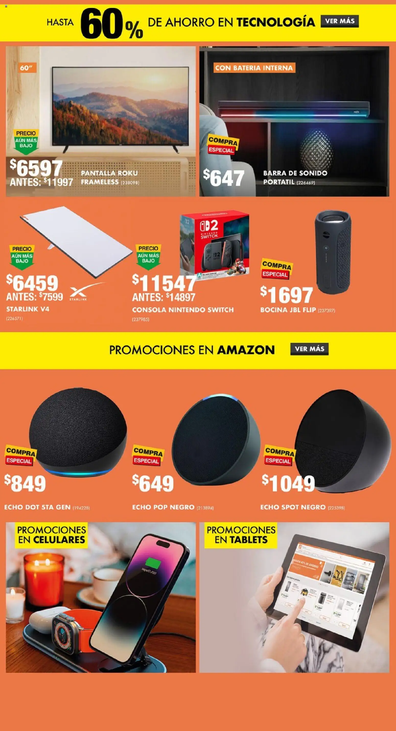 Nuevas ofertas de Home Depot válidas en toda la República Mexicana desde el 27.11.2025. ¡Encuentra las mejores ofertas en Home Depot Black Friday! | Página: 10 | Productos: Bocina, Barra, Batería