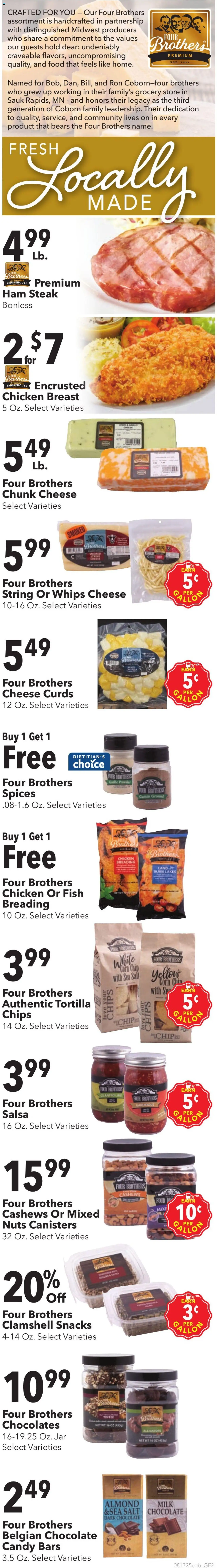 Coborn's Weekly Ad - valid from 20.08.2025 | Page: 4 | Products: Powder, Ham, Nuts, Salt