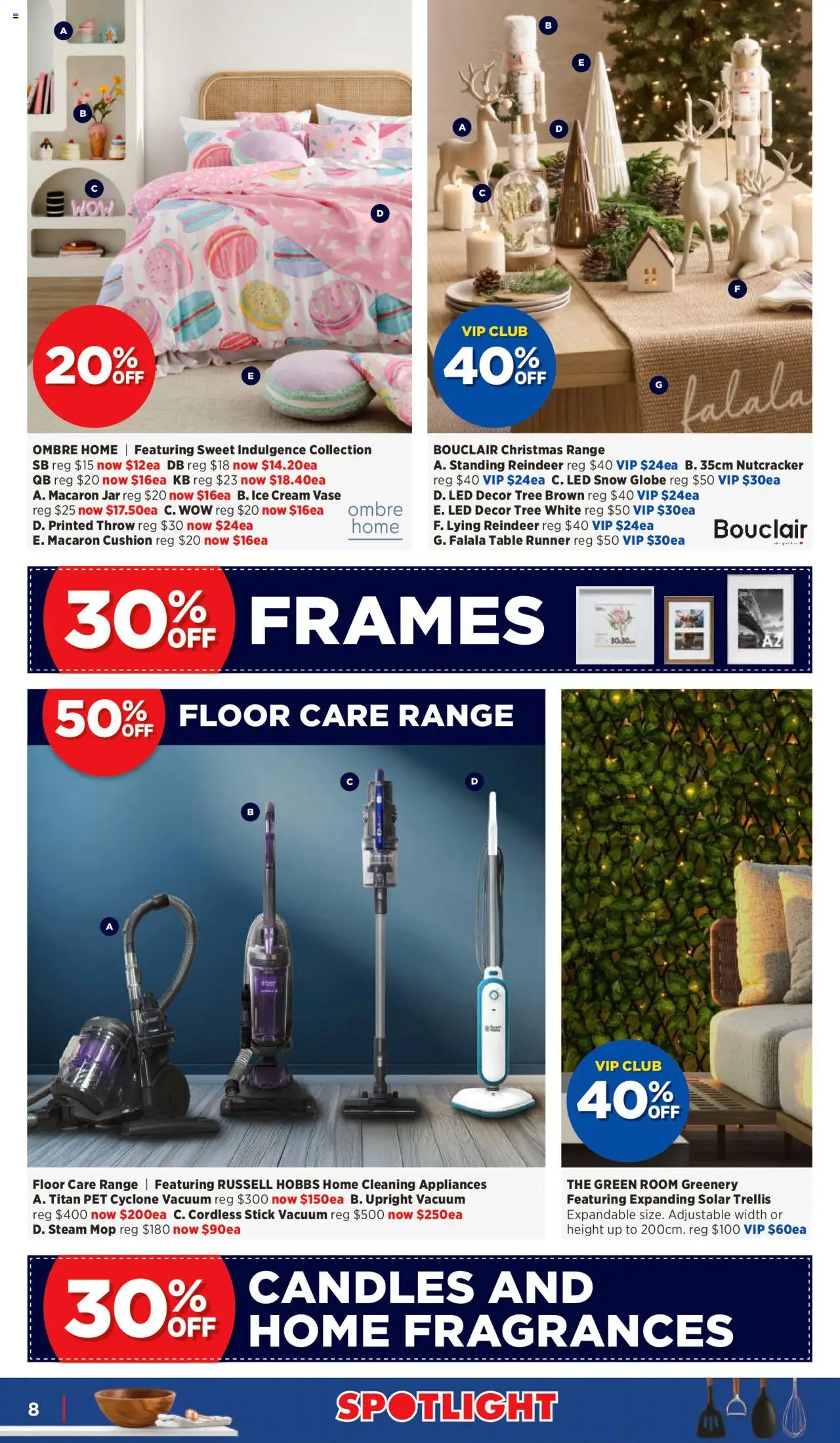Spotlight catalogue - valid from 15.10.2025 | Page: 8 | Products: Cushion, Mop, Cream, Ice cream