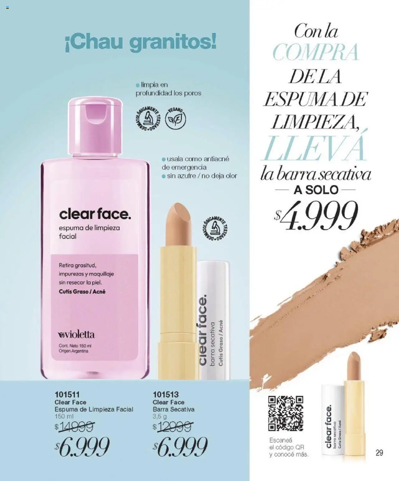 Violetta catálogo │ válido desde el 19.09.2025 | Página: 29 | Productos: Maquillaje, Espuma