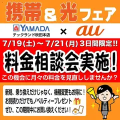 19.07.2025から有効なオファーを含む ヤマダ 電機 - 携帯&光フェア