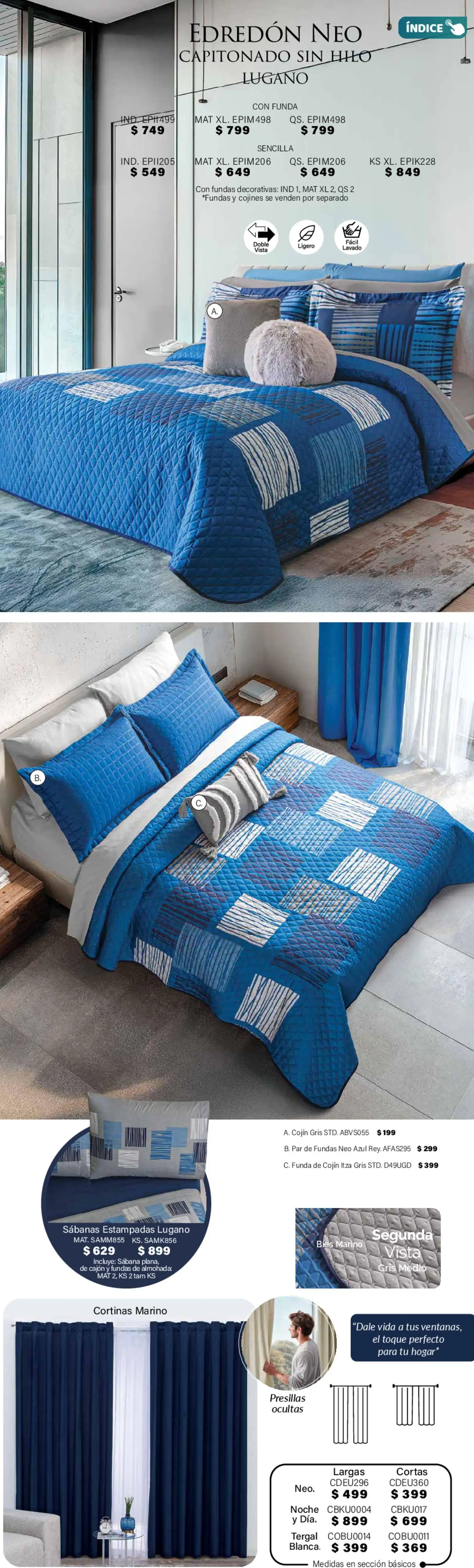 Nuevas ofertas de Colchas Concord válidas en toda la República Mexicana desde el 01.11.2025. ¡Encuentra las mejores ofertas en Colchas Concord Buen Fin! | Página: 44 | Productos: Funda, Almohada, Sabanas, Cortinas