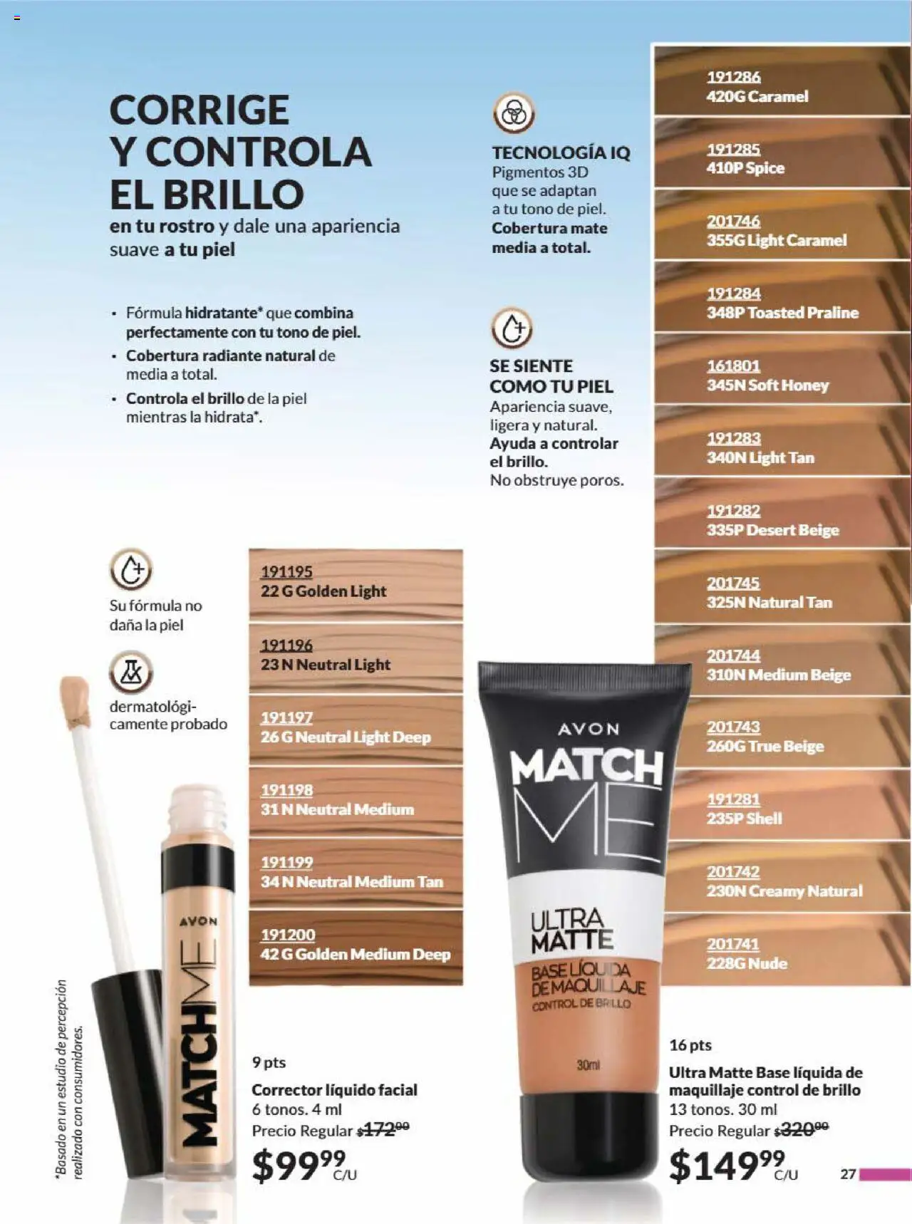 Nuevas ofertas de AVON válidas en toda la República Mexicana desde el 09.08.2025. ¡Encuentra las mejores ofertas en AVON - Campaña 13 2025! | Página: 32 | Productos: Radiante, Mate, Maquillaje, Corrector