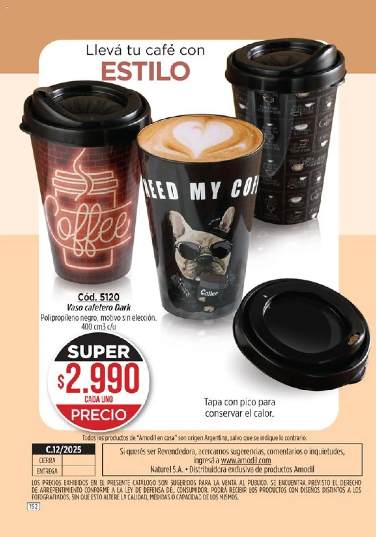 Catálogo Amodil Campaña 12 │ válido desde el 26.06.2025 | Página: 152 | Productos: Pico, Café