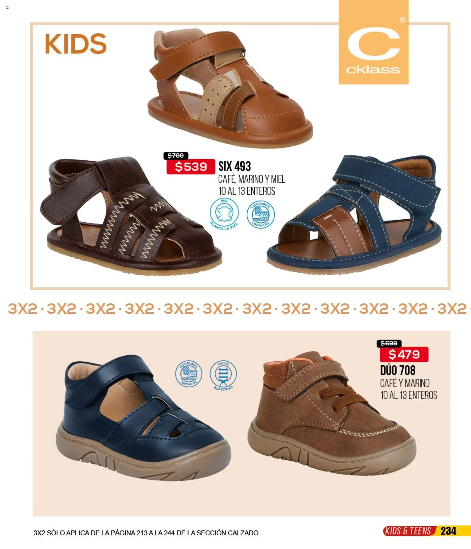 Nuevas ofertas de Cklass válidas en toda la República Mexicana desde el 18.03.2026. ¡Encuentra las mejores ofertas en Cklass catálogo Liquidación total calzado! | Página: 235 | Productos: Café