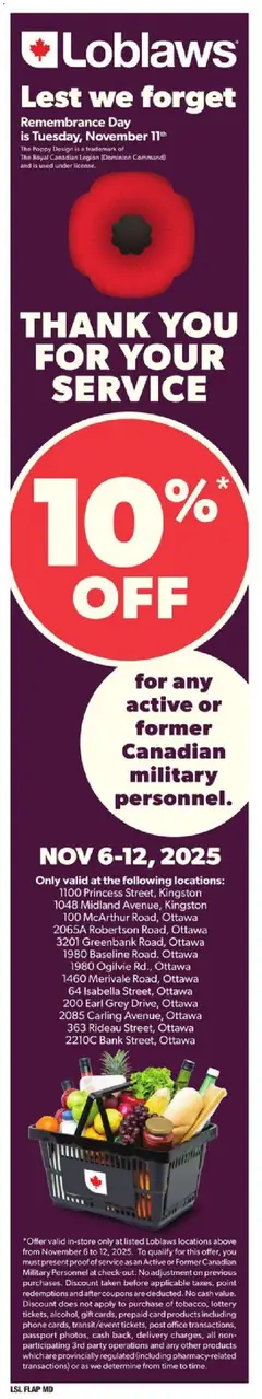 Preview of Loblaws weekly flyer / circulaire from shop Loblaws valid from 06.11.2025