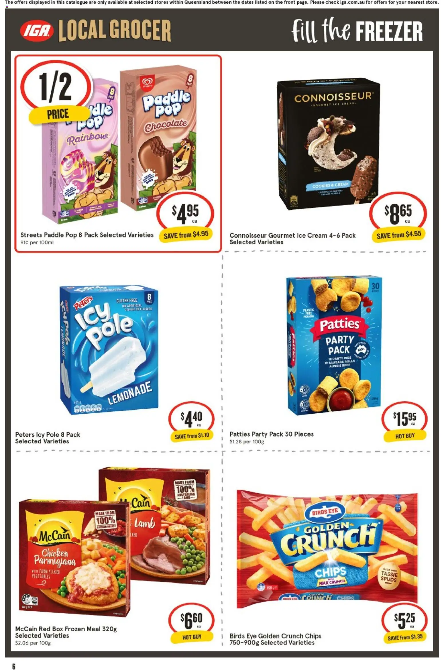 IGA catalogue - valid from 25.02.2026 | Page: 6 | Products: Box, Lamb, Ice cream, Sausage