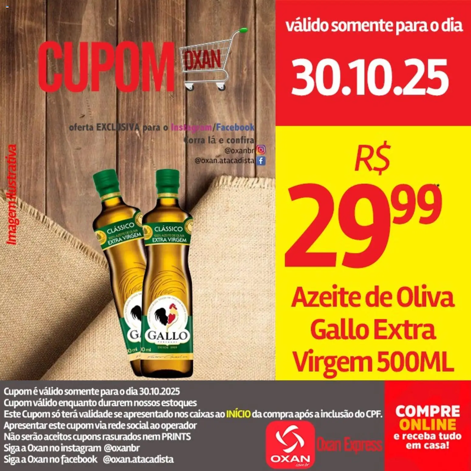 Oxan Atacadista Folheto - válido de 30.10.2025 | Página: 2 | Produtos: Azeite