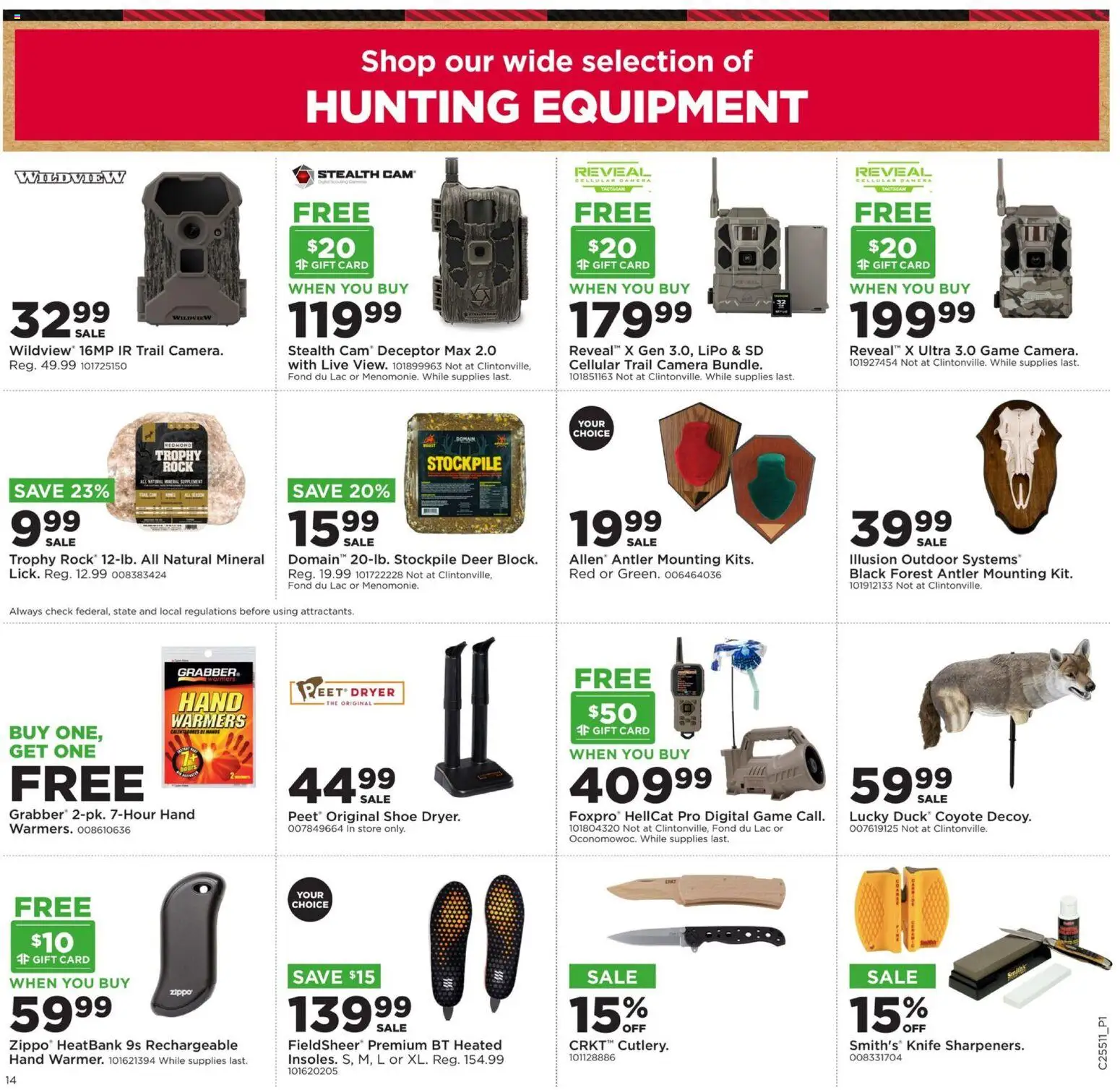 Mills Fleet Farm Weekly Ad - valid from 18.12.2025 | Page: 18 | Products: Camera, Game, Dryer, Trail Camera