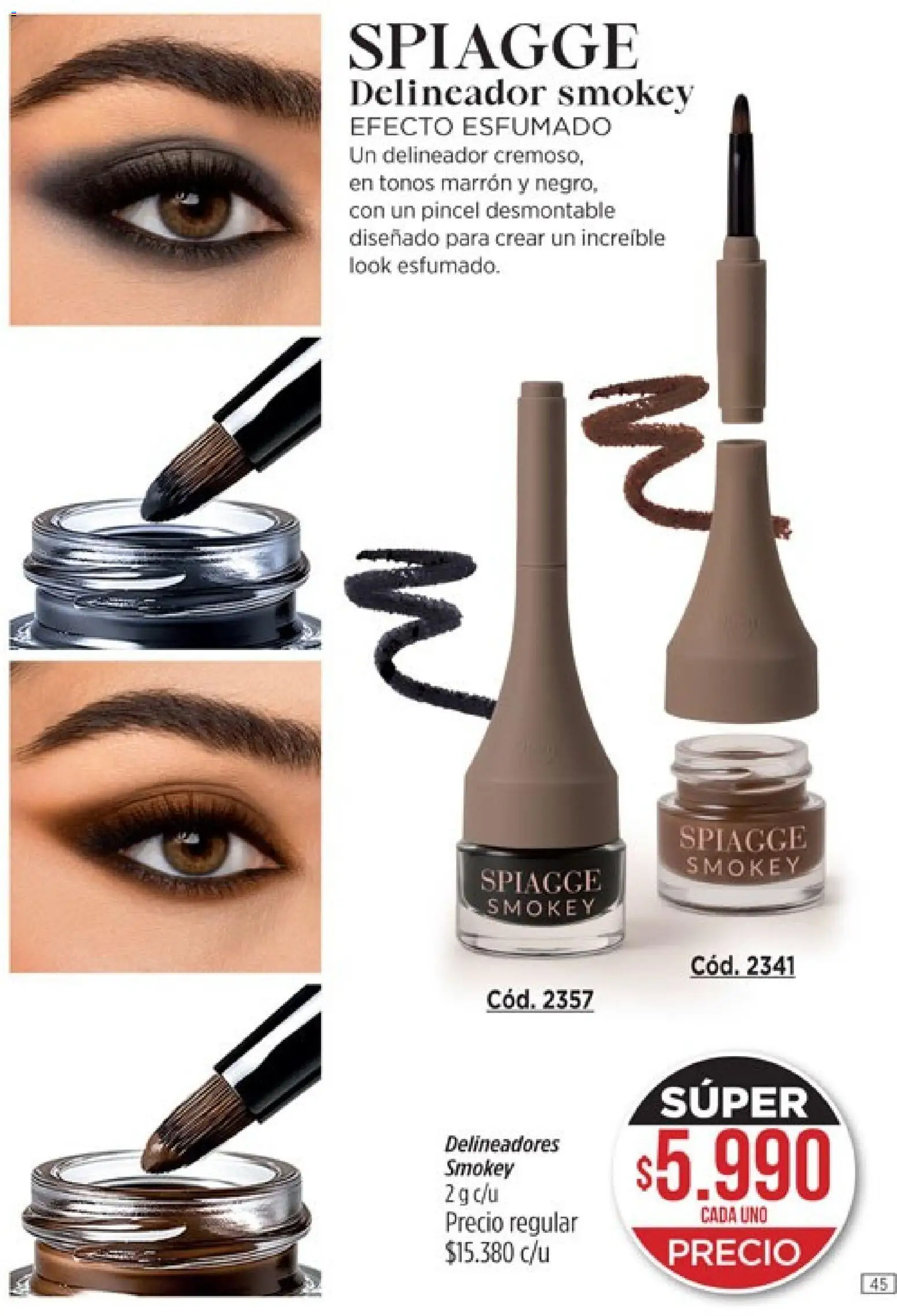 Amodil - Campaña 8 │ válido desde el 08.04.2026 | Página: 45 | Productos: Pincel, Delineador