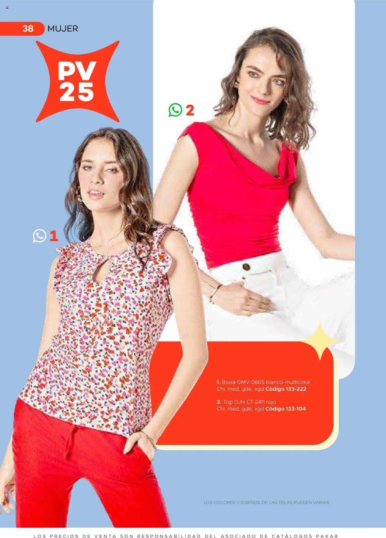 Nuevas ofertas de SC Pakar válidas en toda la República Mexicana desde el 31.01.2025. ¡Encuentra las mejores ofertas en SC Pakar catálogo Ropa! | Página: 38 | Productos: Blusa, Top