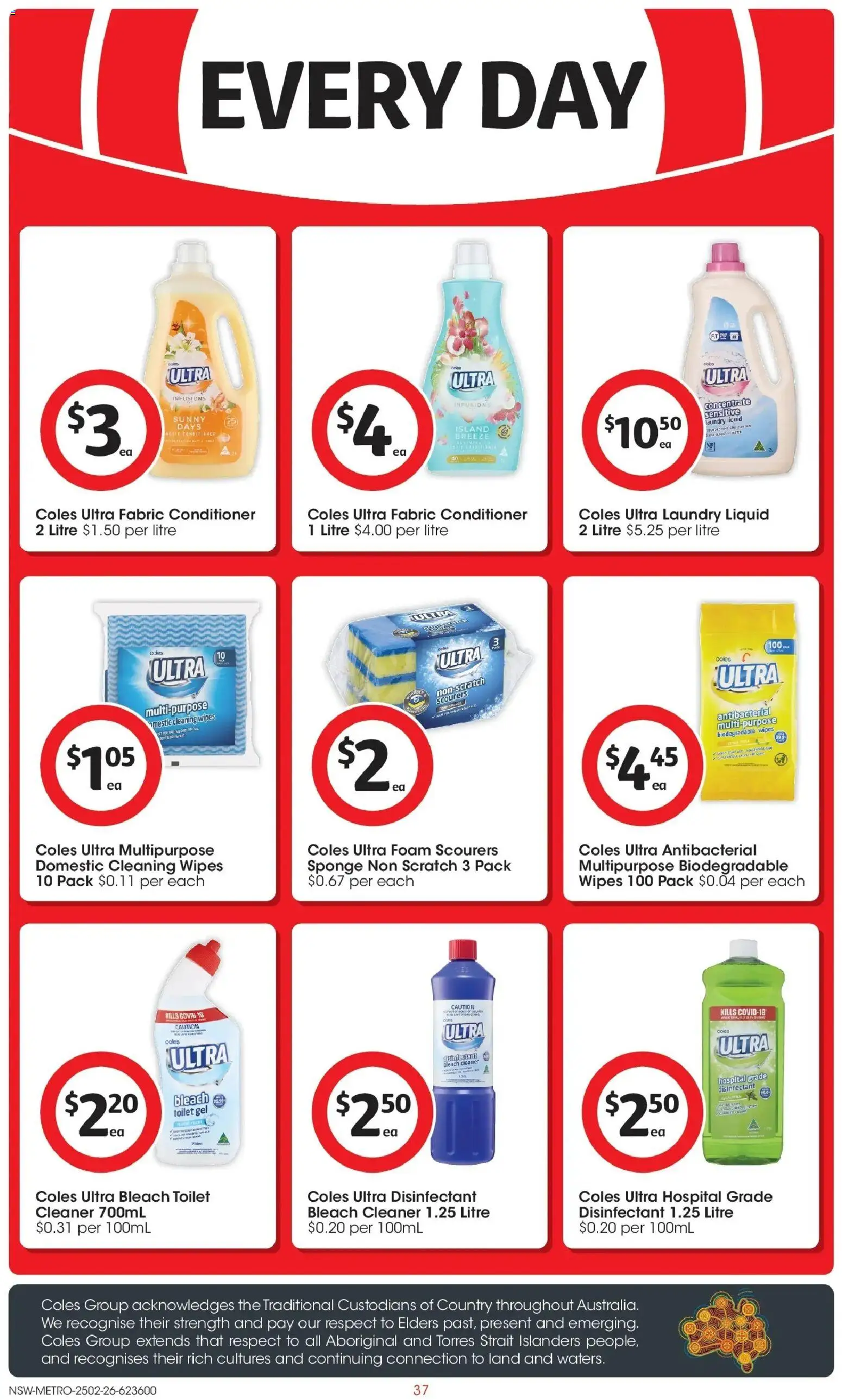 Coles catalogue - valid from 25.02.2026 | Page: 37 | Products: Toilet, Cleaner, Domestic, Multipurpose