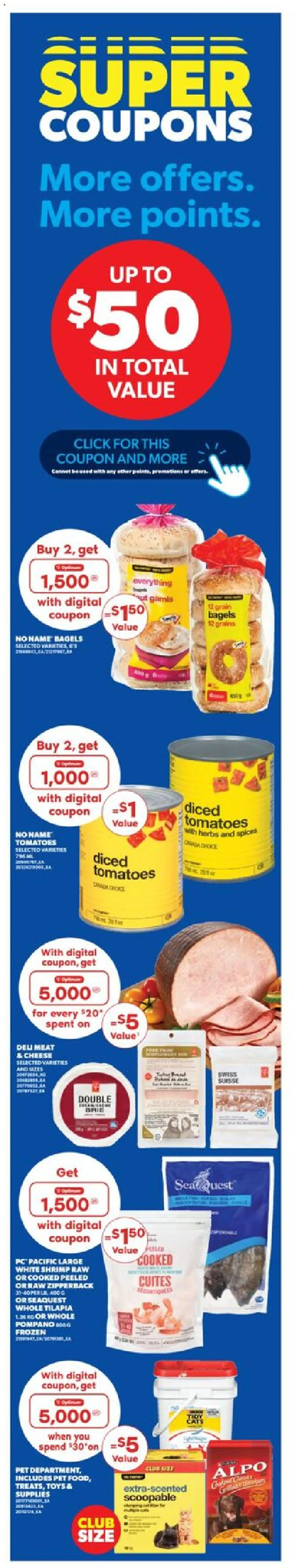 Real Canadian Superstore flyer valid from 08.01.2026 | Page: 7 | Products: Cheese, Tomatoes