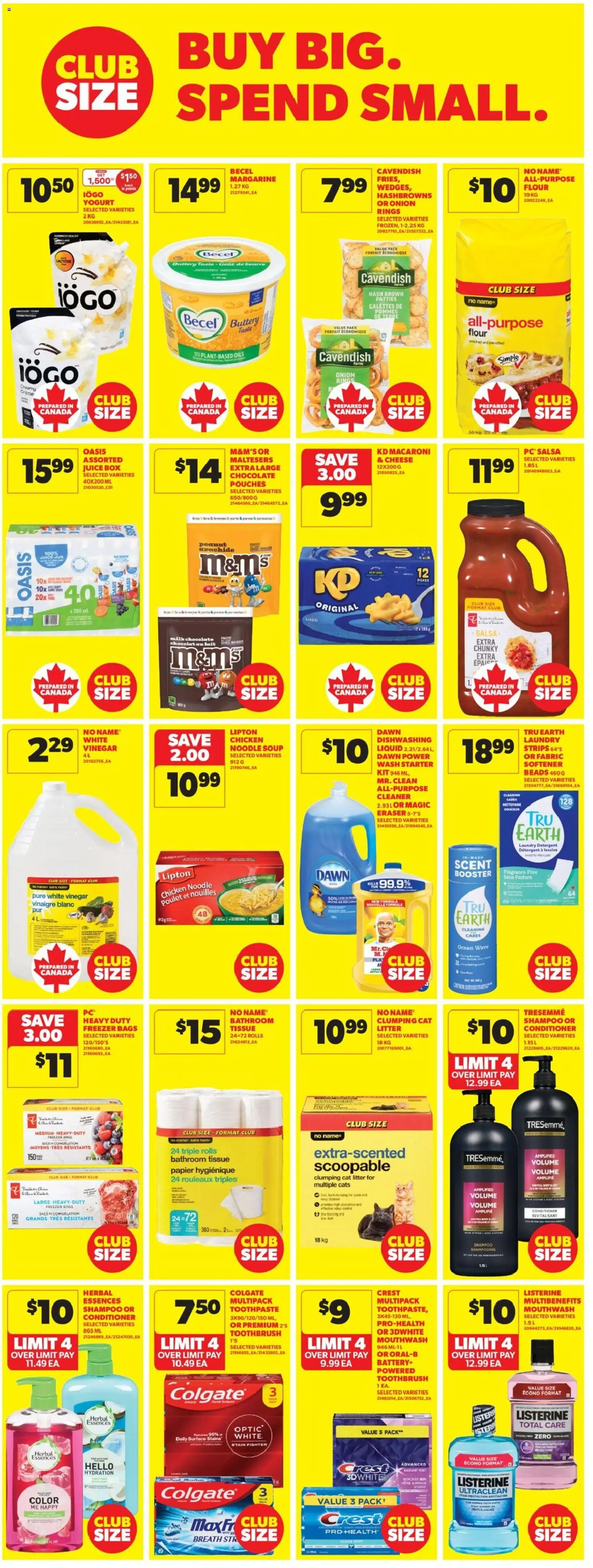 Real Canadian Superstore flyer valid from 19.02.2026 | Page: 19 | Products: Box, Milk, Yogurt, Chocolate