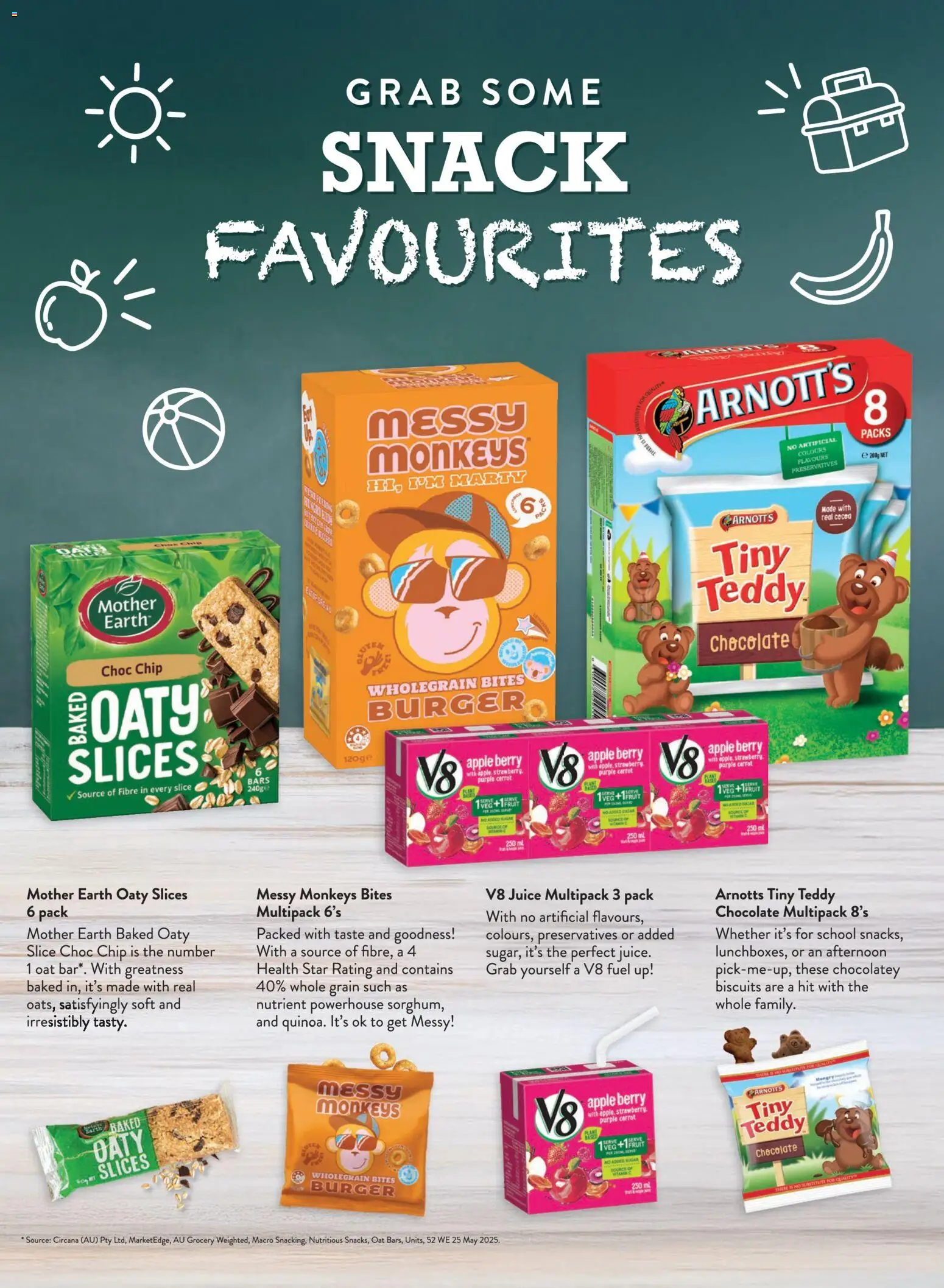 Coles catalogue - valid from 02.04.2026 | Page: 42 | Products: Chocolate, Juice, Biscuits, Sugar