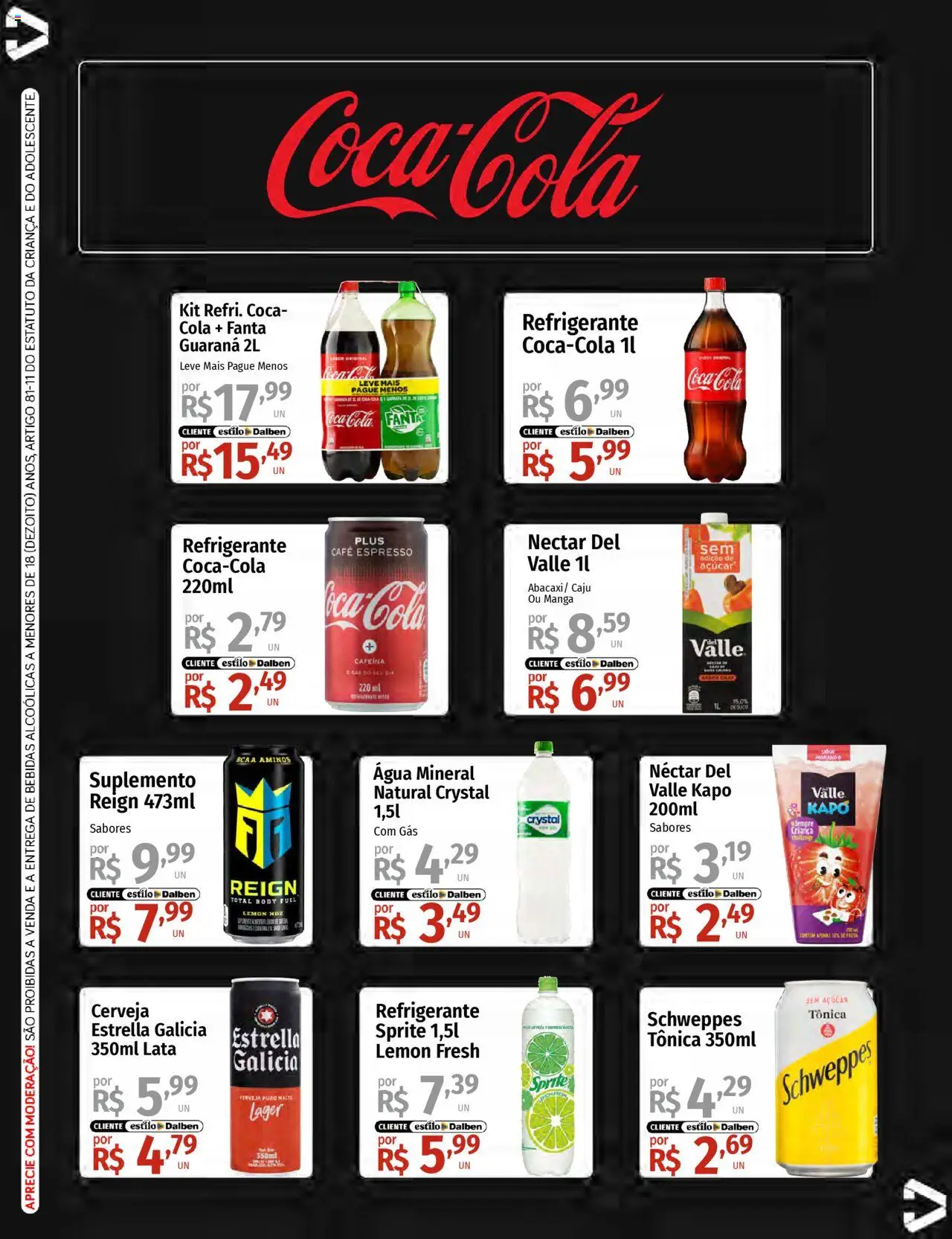 Supermercado Dalben Folheto - válido de 15.08.2025 | Página: 4 | Produtos: Cerveja, Abacaxi, Refrigerante, Body