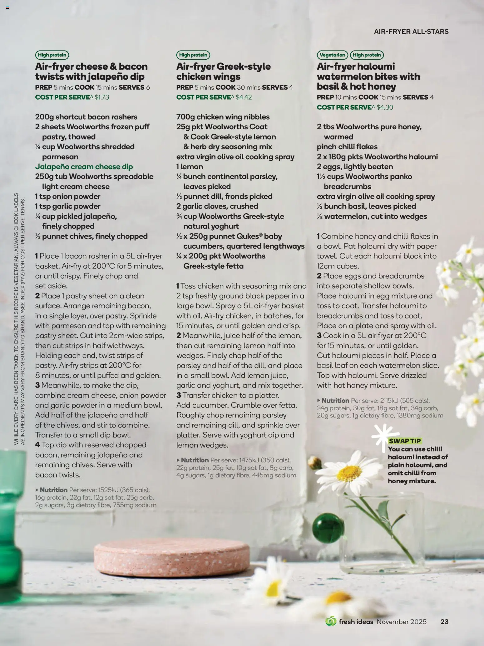 Woolworths catalogue - valid from 01.11.2025 | Page: 23 | Products: Light, Cheese, Yoghurt, Juice