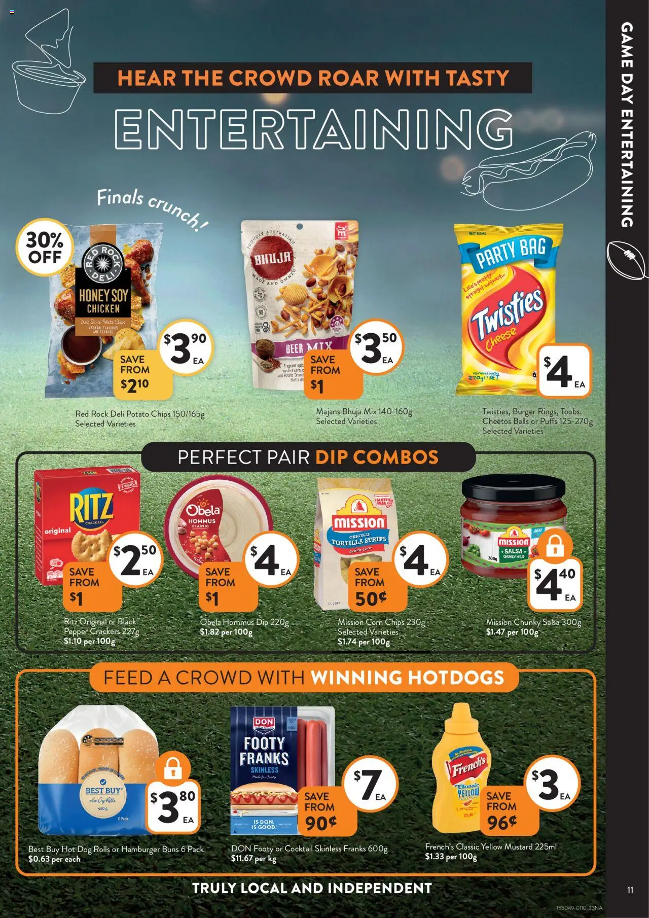 Foodworks catalogue - valid from 01.10.2025 | Page: 11 | Products: Crackers, Beer, Chicken, Game