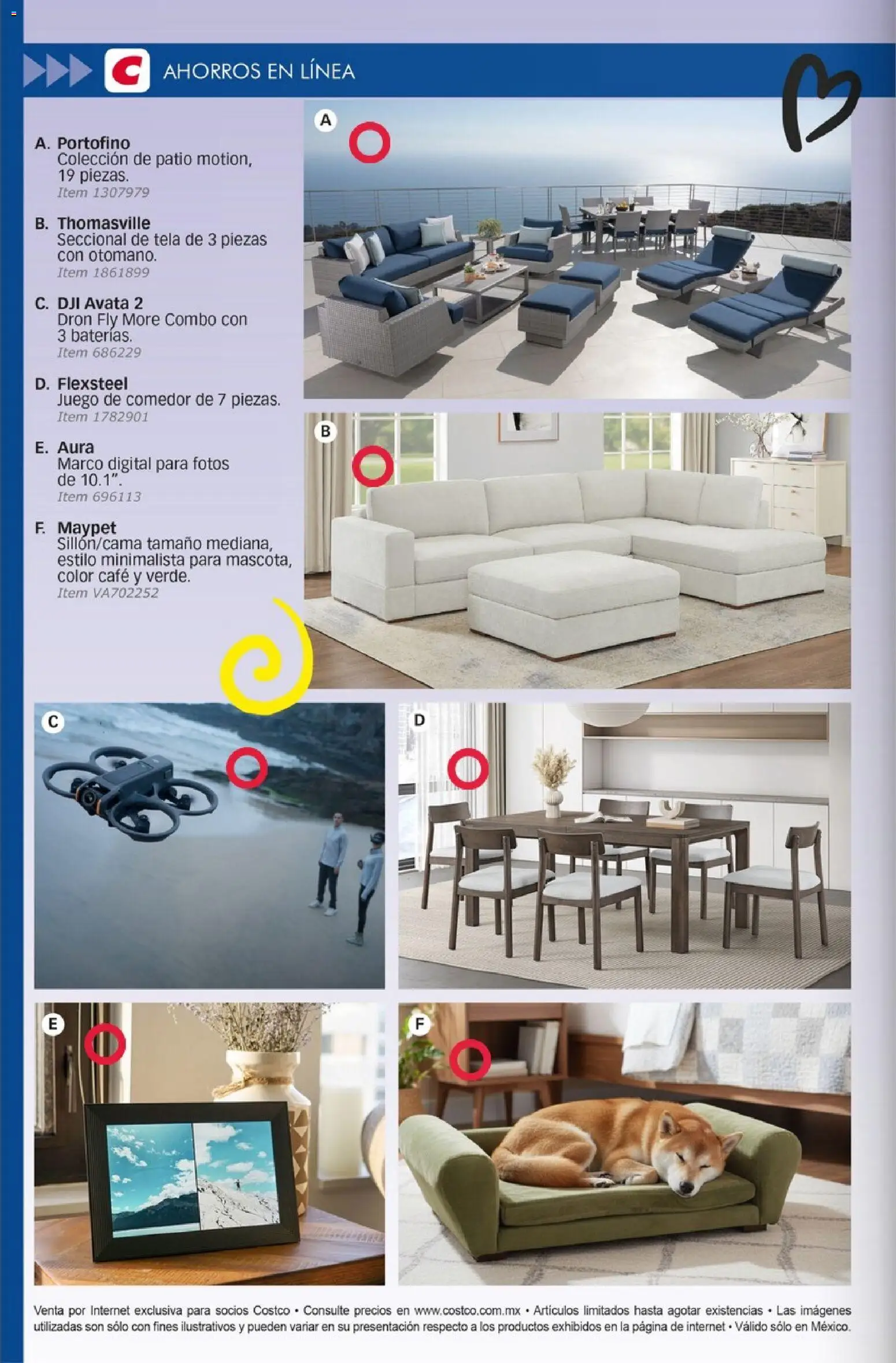 Nuevas ofertas de Costco válidas en toda la República Mexicana desde el 01.03.2026. ¡Encuentra las mejores ofertas en Costco Revista de marzo! | Página: 88 | Productos: Café, Juego, Juego de comedor