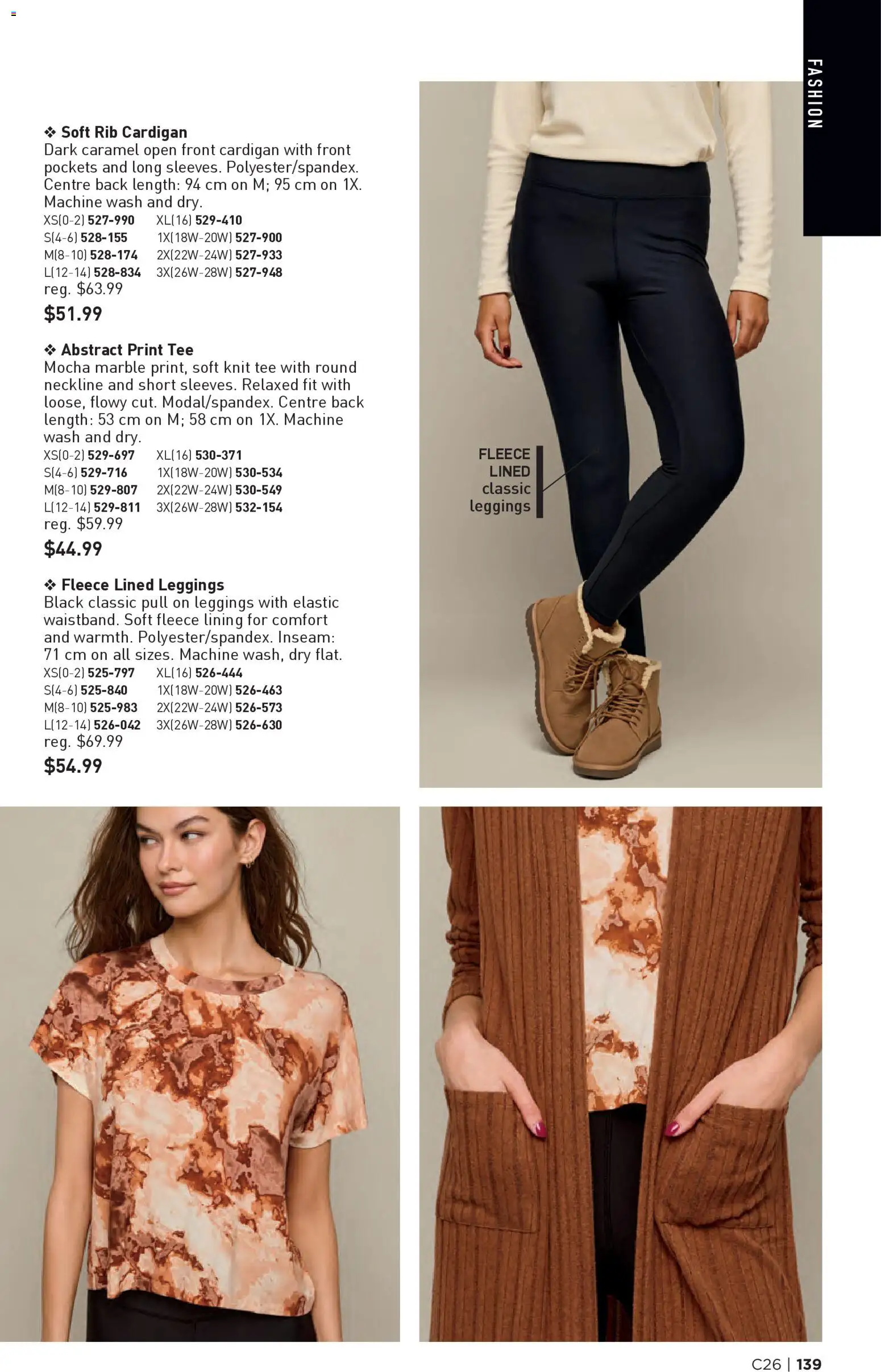 Avon flyer valid from 18.12.2025 | Page: 139 | Products: Cardigan, T-shirt, Leggings