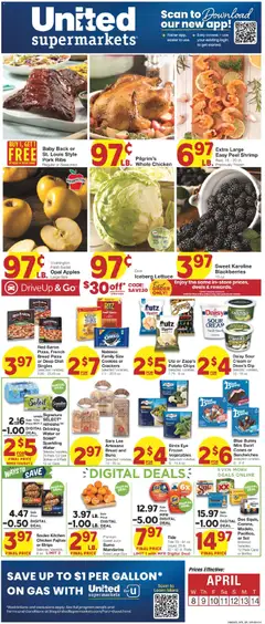 Preview of United Supermarkets weekly ads valid from 07.04.2026 | Page: 1