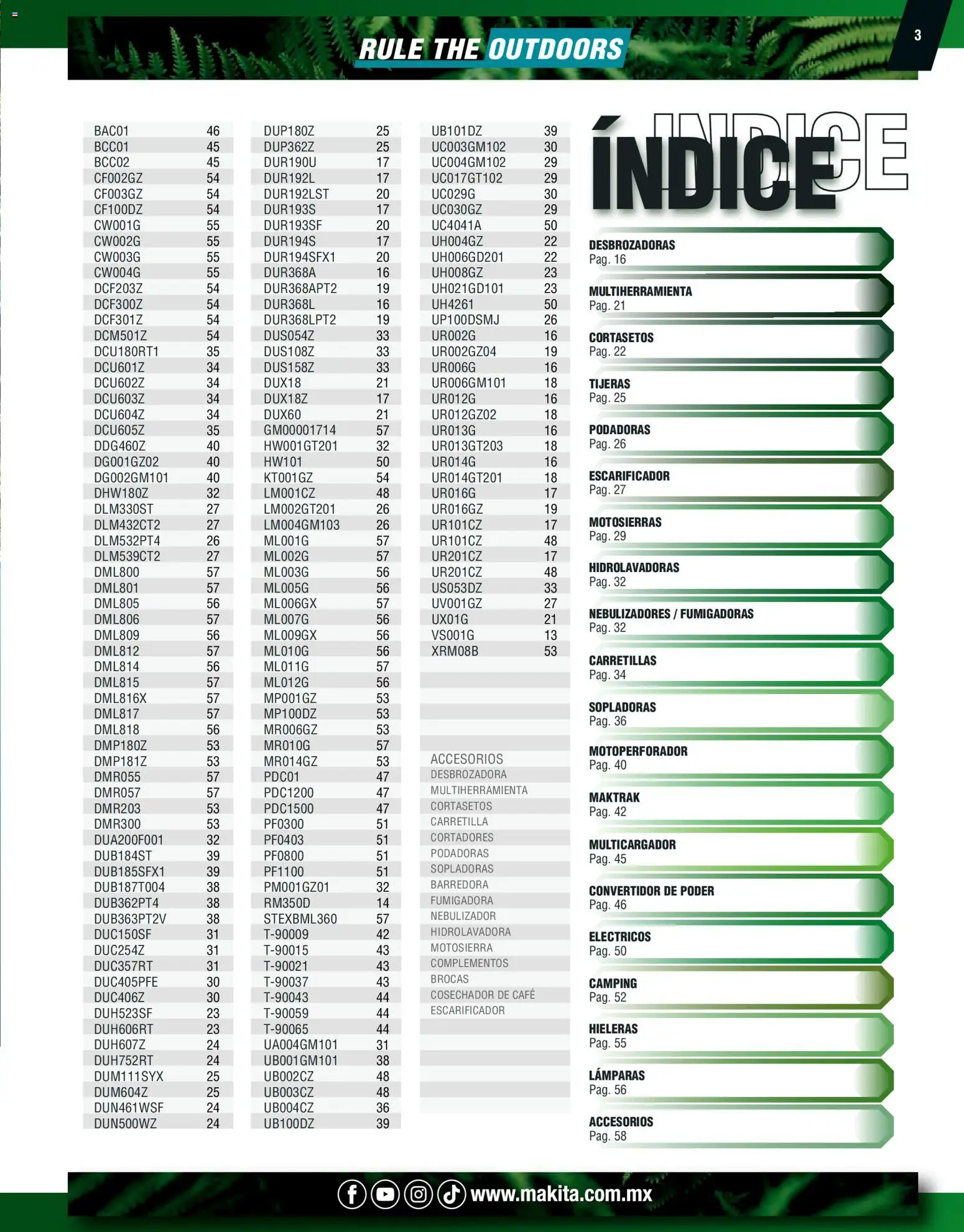 Nuevas ofertas de Makita válidas en toda la República Mexicana desde el 07.10.2024. ¡Encuentra las mejores ofertas en Makita catálogo Ope! | Página: 3 | Productos: Fuente, Carretilla, Nebulizador, Podadora