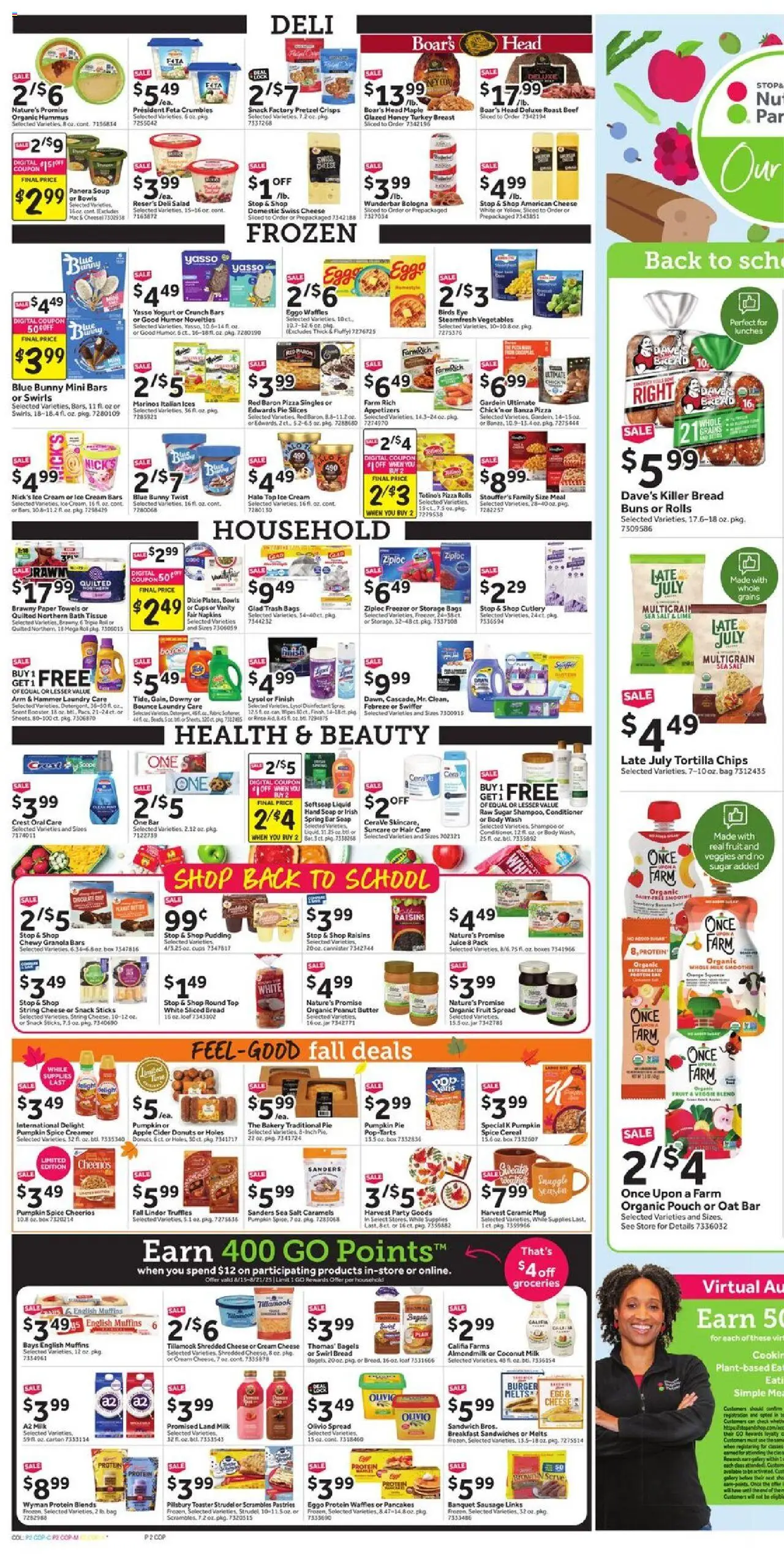 Stop & Shop Weekly Circular - CT - valid from 15.08.2025 | Page: 5 | Products: Bakery, Cider, Butter, Vegetables