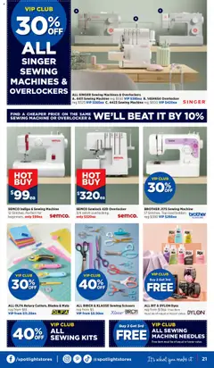 Spotlight catalogue - valid from 07.08.2025 | Page: 21 | Products: Kits, Scissors, Sewing machine