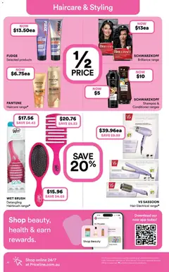 Preview of Priceline Pharmacy catalogue  - valid from 23.04.2026 | Page: 20 | Products: Shower, Brush, Shampoo, Collagen