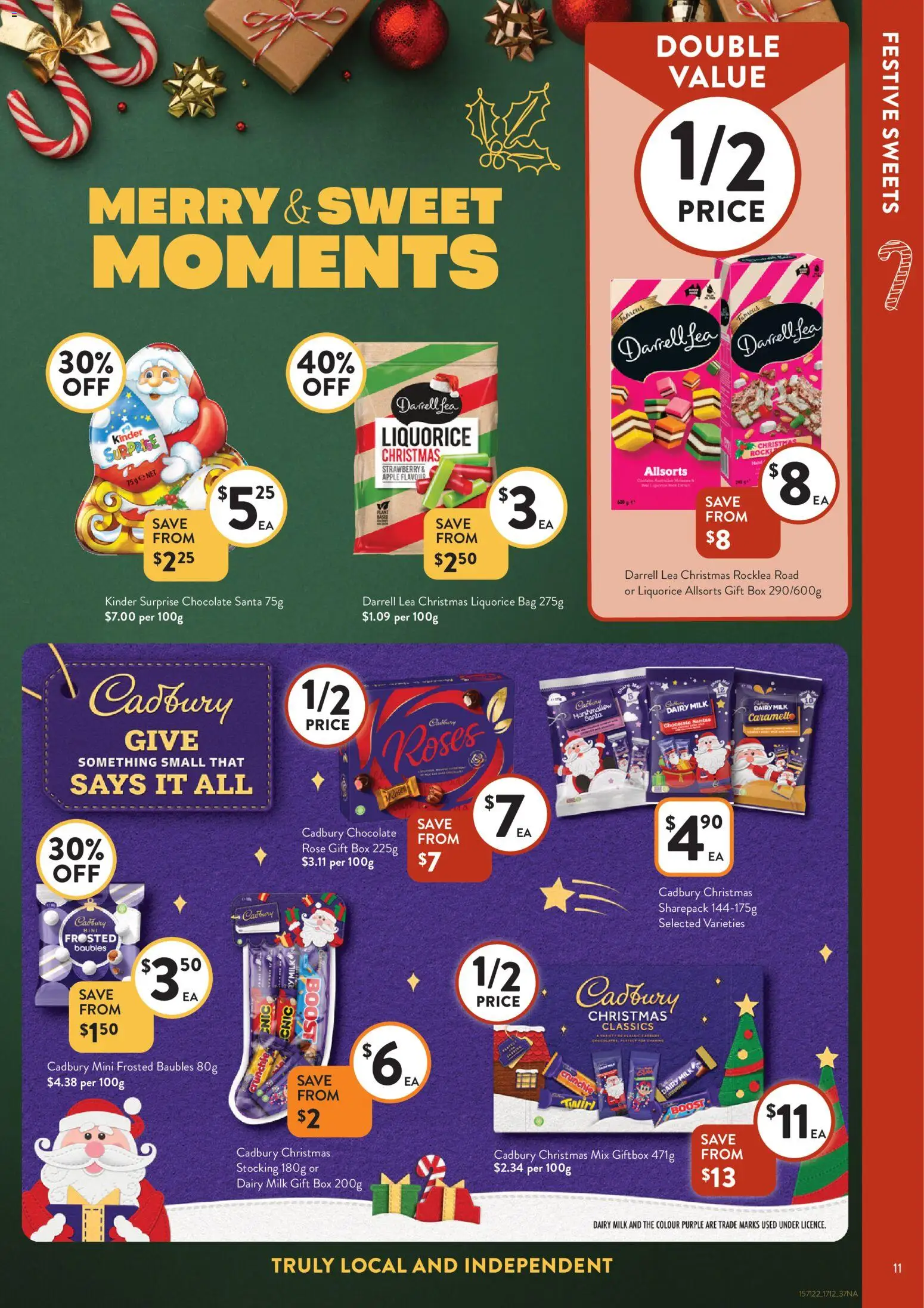 Foodworks catalogue - valid from 17.12.2025 | Page: 11 | Products: Box, Milk, Chocolate, Bag