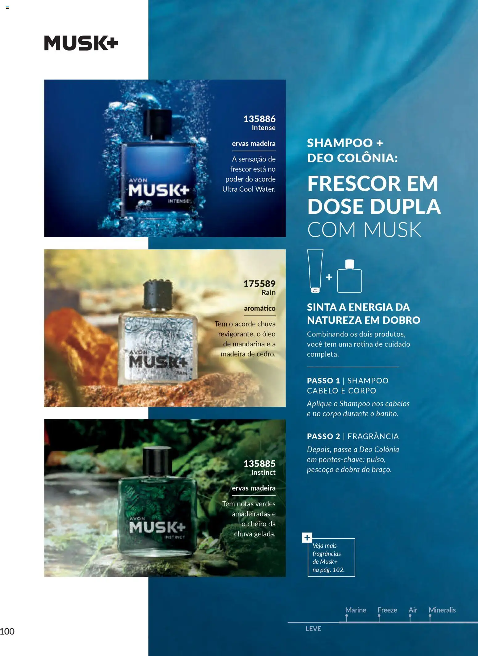 Avon Folheto - válido de 15.01.2026 | Página: 100 | Produtos: Shampoo, Fragrância, Óleo