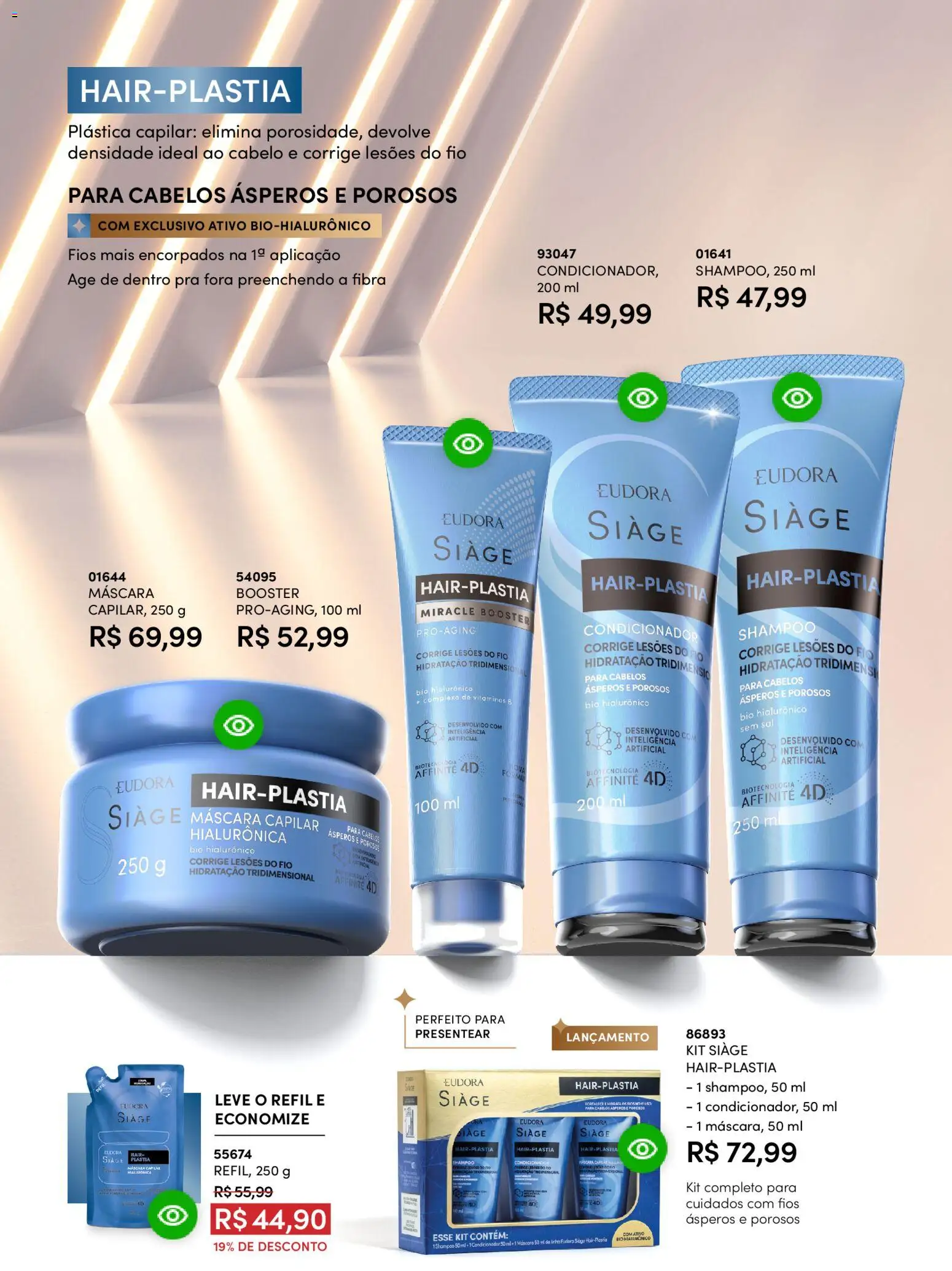 Eudora Folheto - válido de 29.10.2025 | Página: 26 | Produtos: Shampoo, Condicionador, Sal