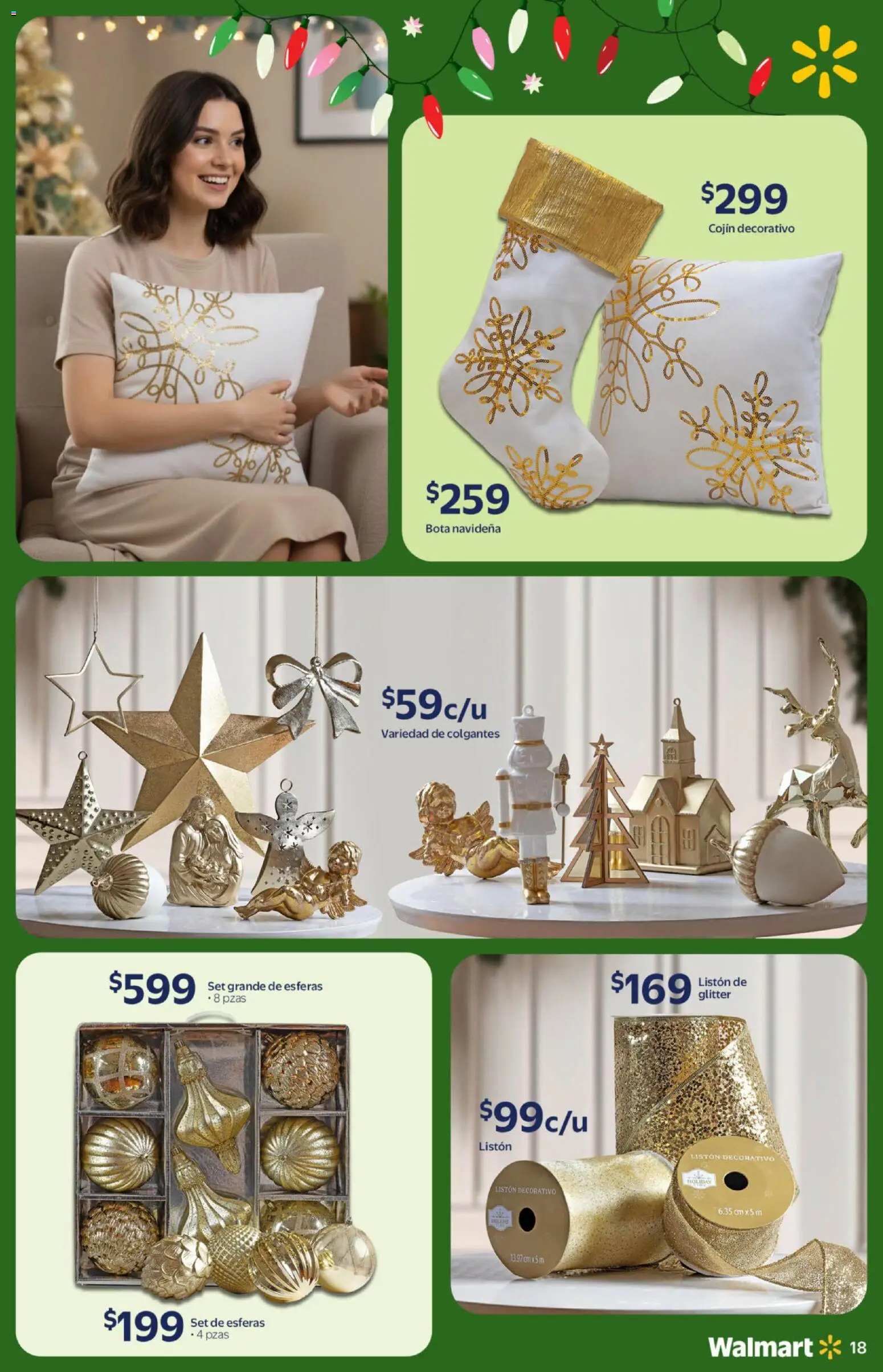 Nuevas ofertas de Walmart válidas en toda la República Mexicana desde el 21.10.2025. ¡Encuentra las mejores ofertas en Walmart catálogo Navidad! | Página: 18 | Productos: Glitter