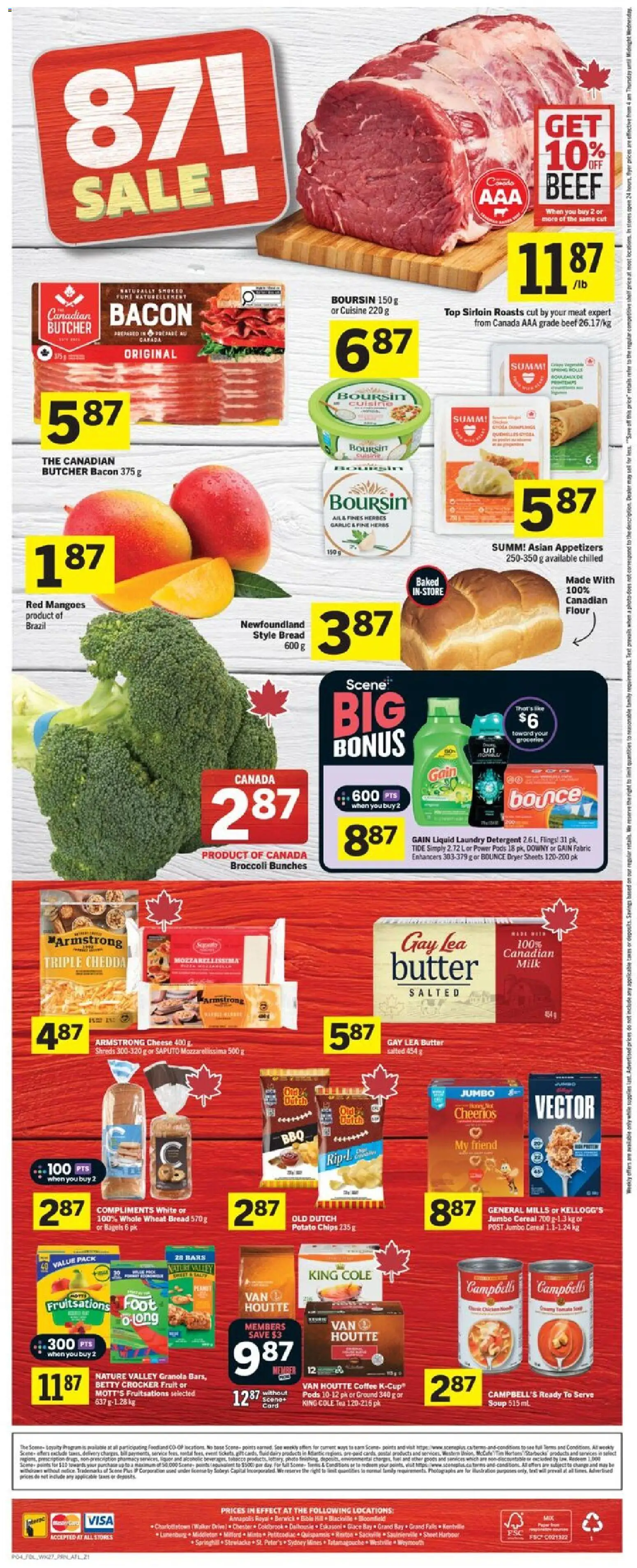 Foodland flyer valid from 30.10.2025 | Page: 2 | Products: Tea, Dryer, Butter, Bread